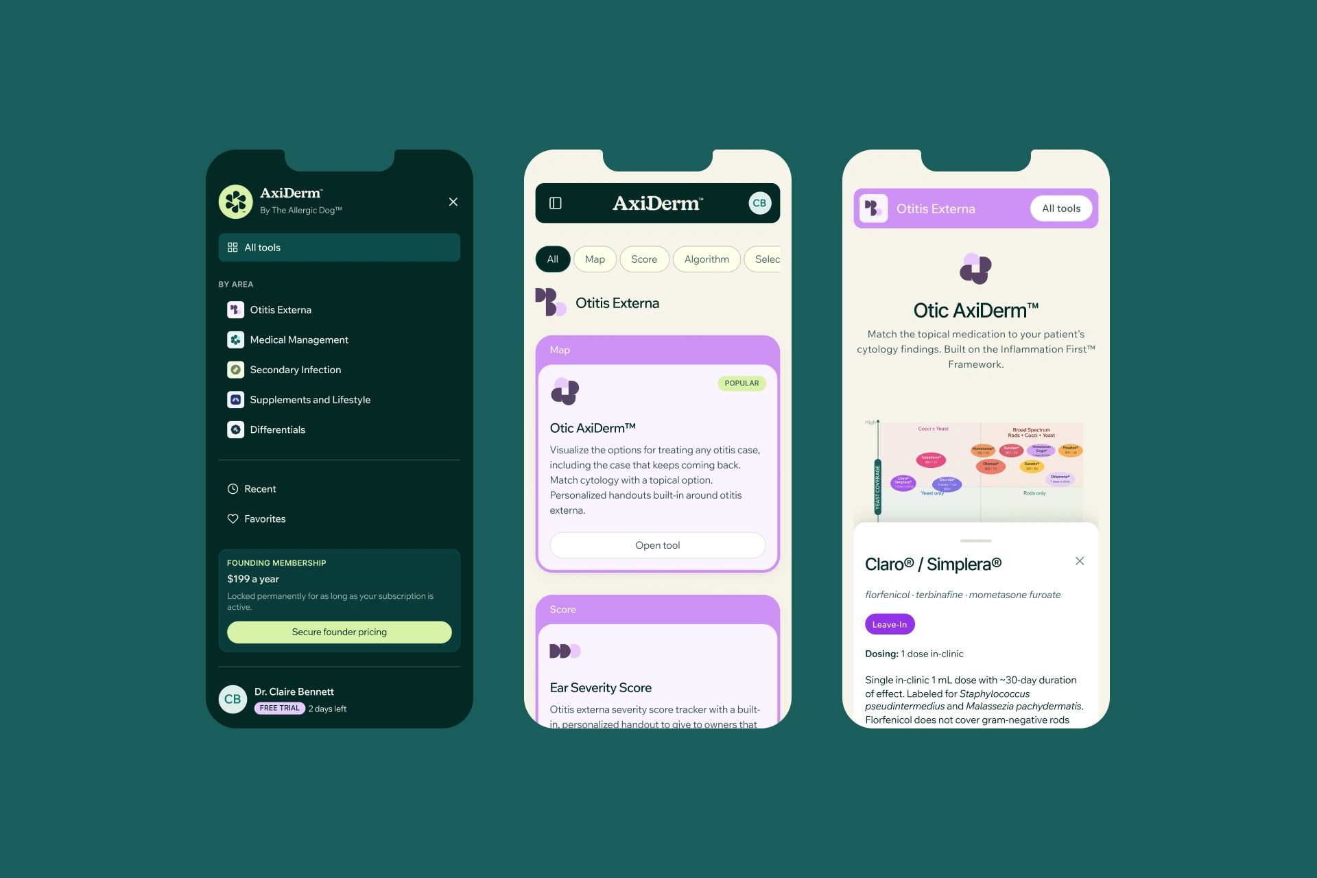 AxiDerm on mobile