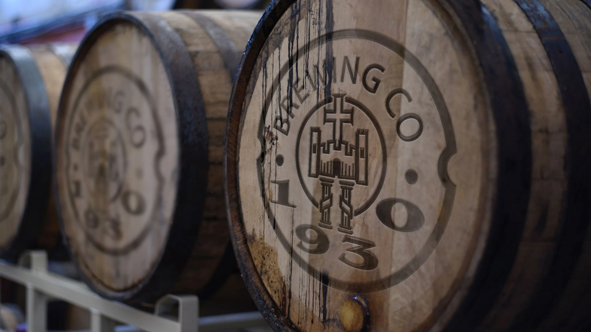 Not only was a logo create but a seal that would be painted over barrels that would be on display in the brewery.