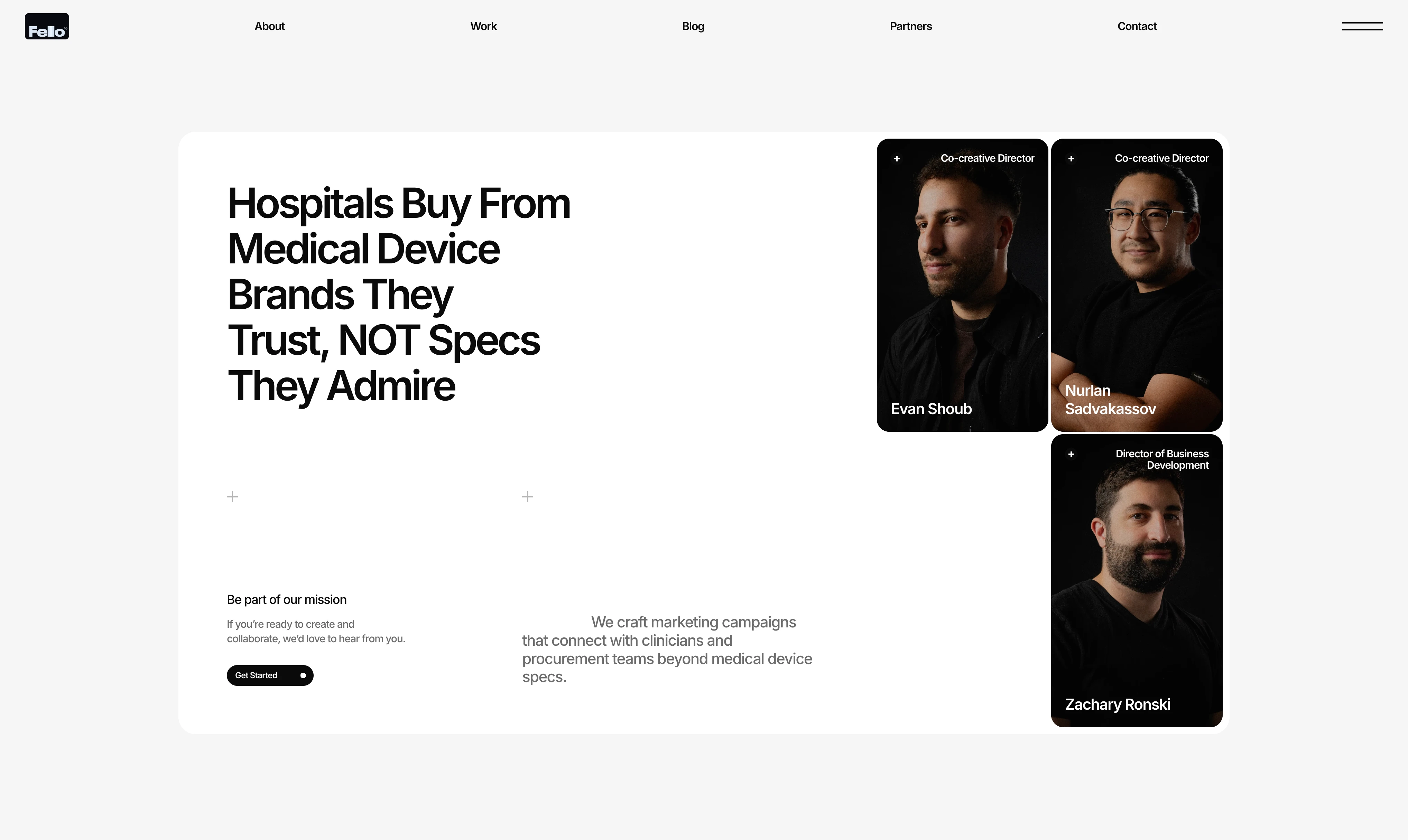 Fello - Team Section