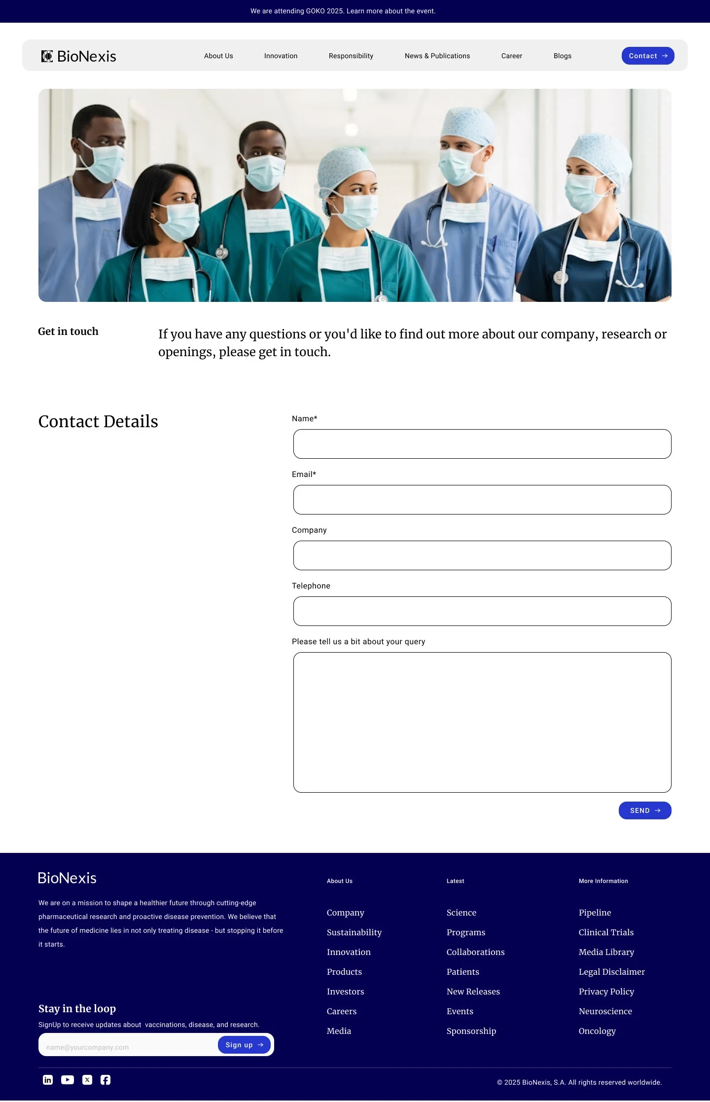Contact Us Page Design