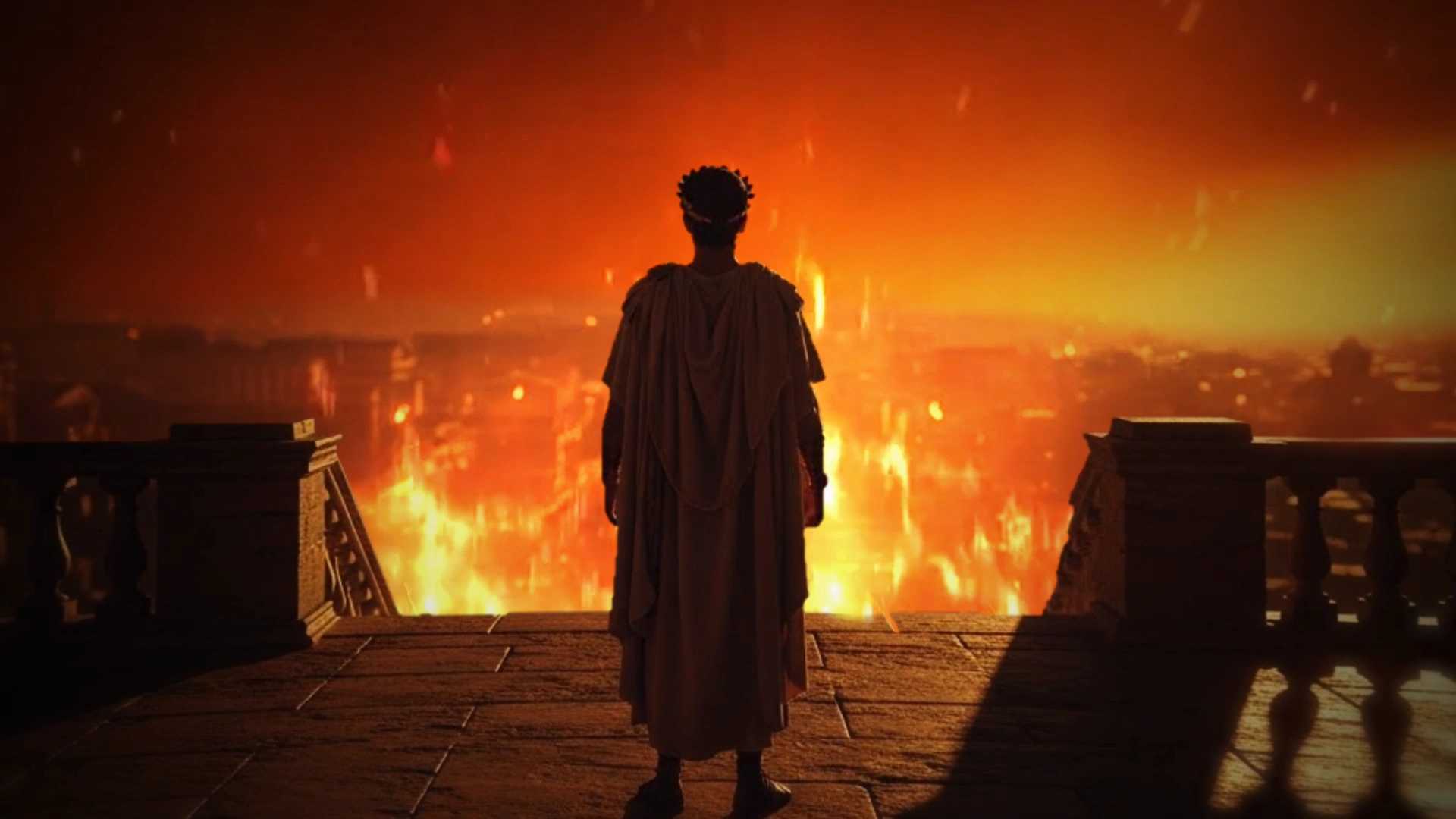 Still from the Nero documentary edit
