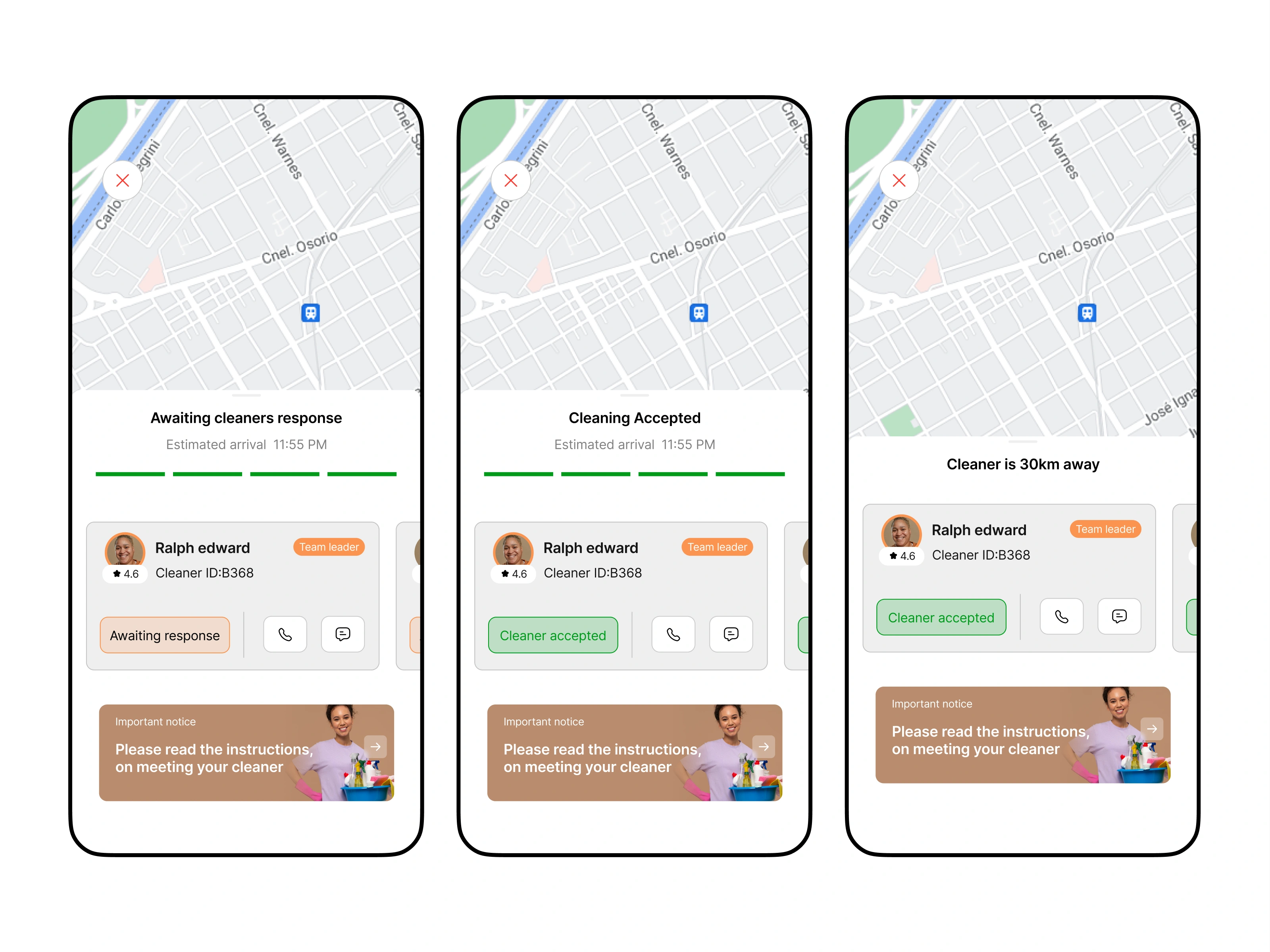 Searching Cleaners near you
