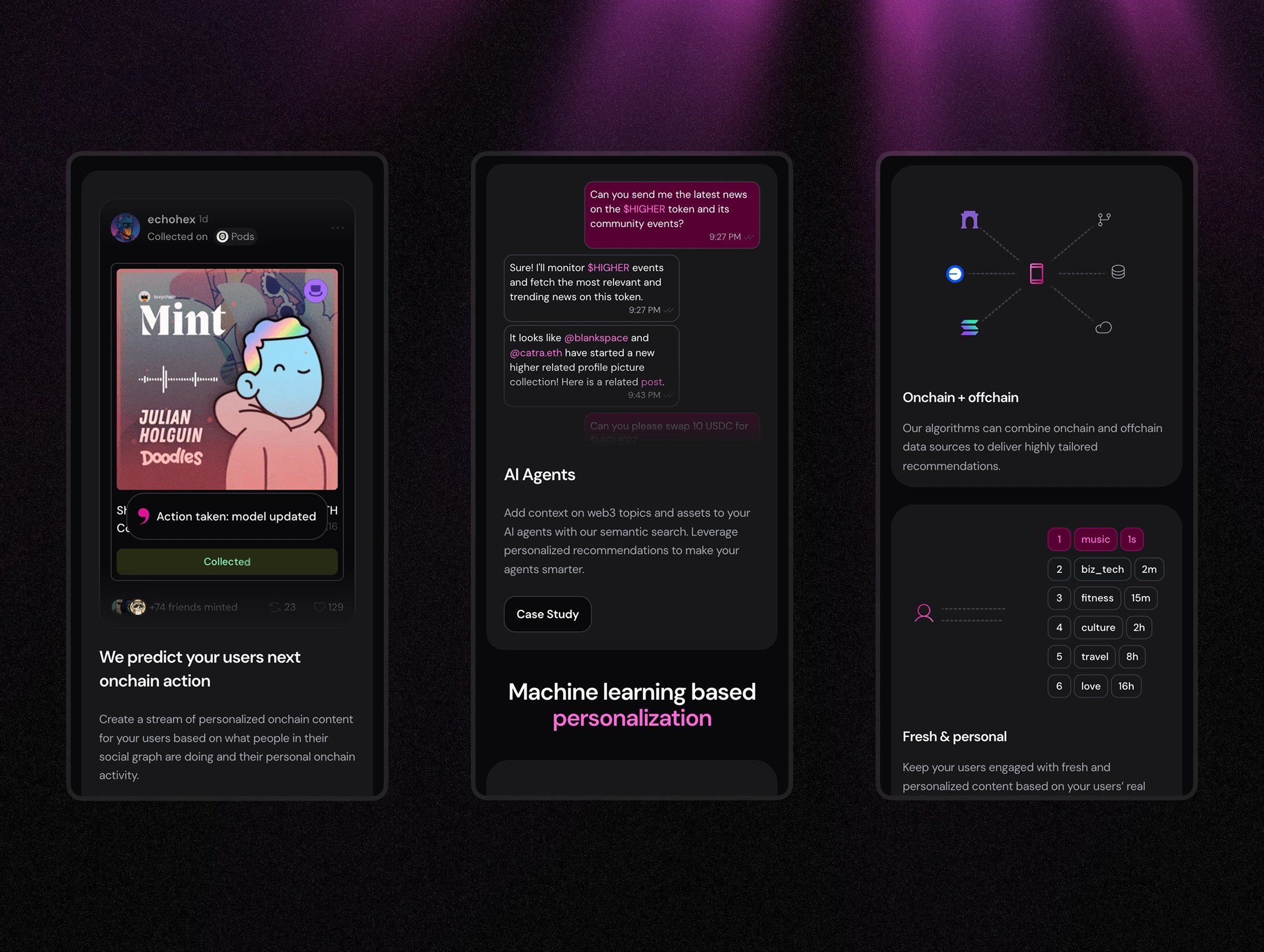 Mobile responsive UI and animations