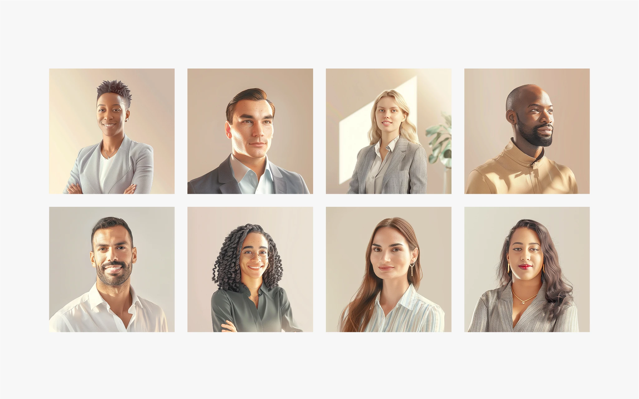 AI-generated profile images created from my prompts and a personal photo
