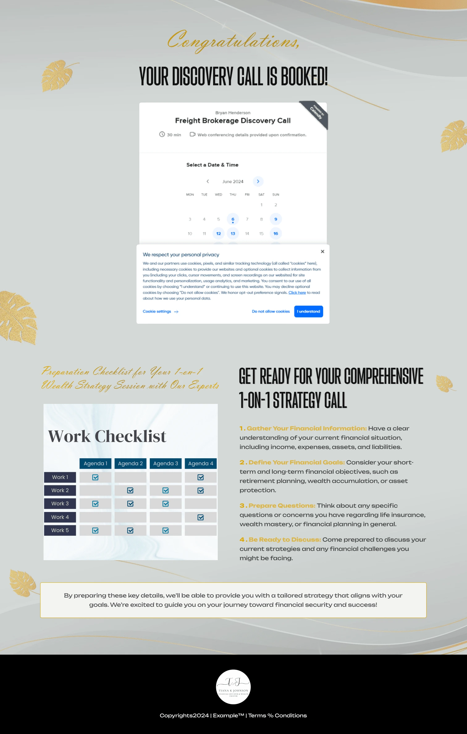 Appointment Page