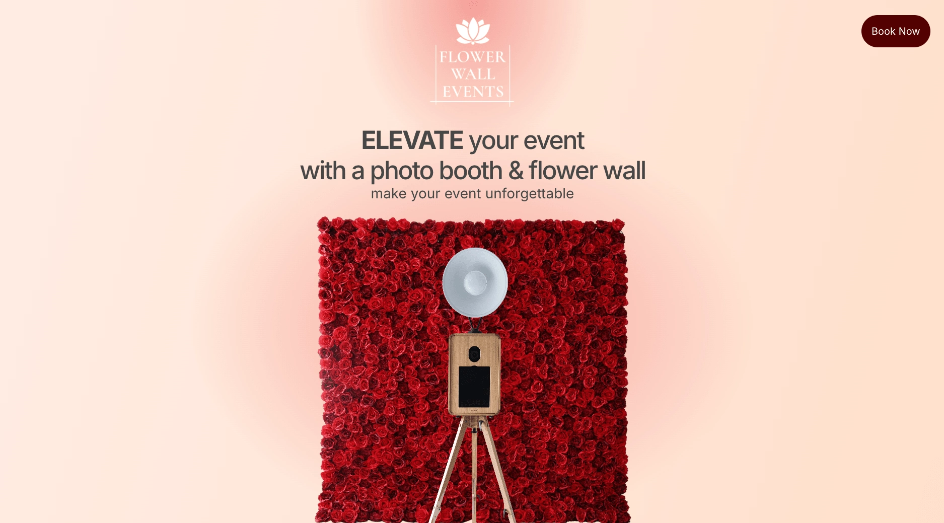 A beautiful hero section that integrates animations to be more eye-catching to users.