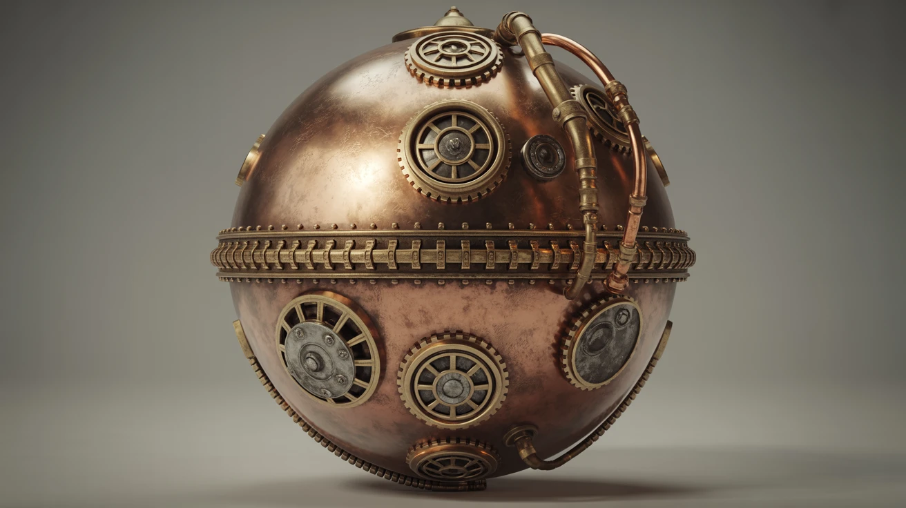 Sphere in SteamPunk Style