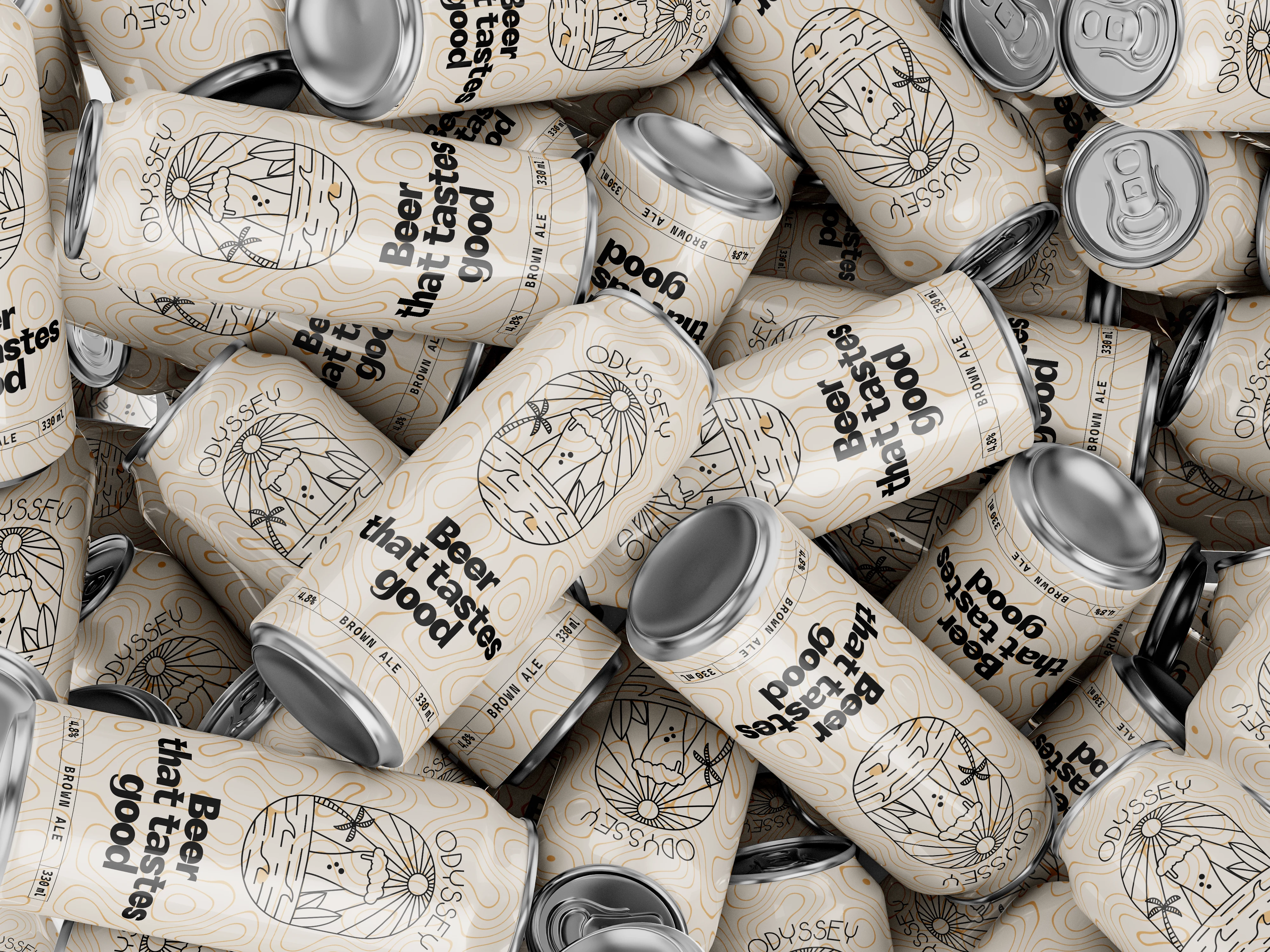 Cans Mockup