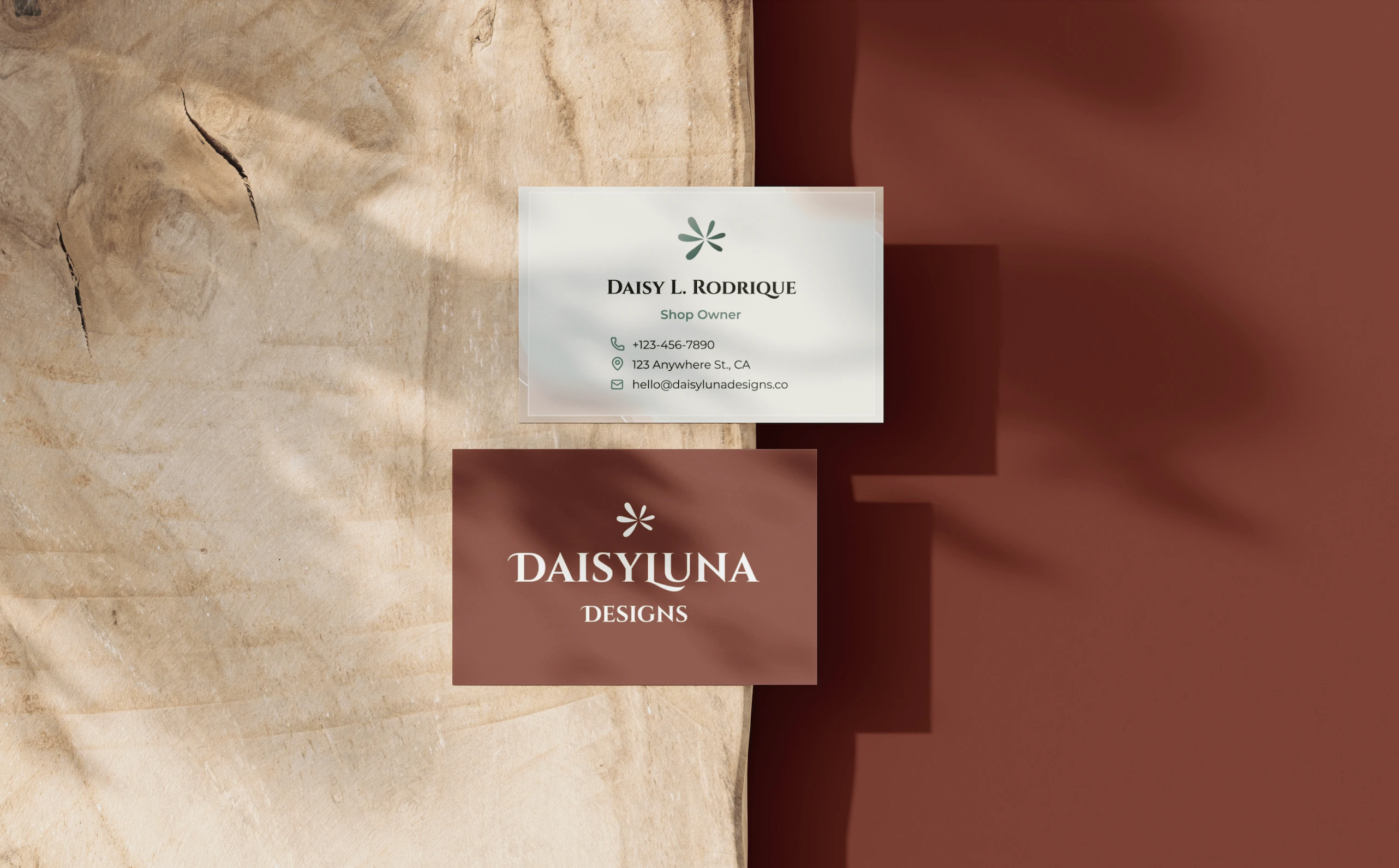 Business Cards: Feature the logo and essential contact information.