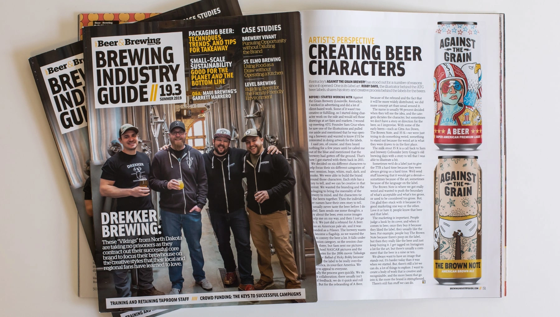 Write-up in Beer and Brewing magazine.