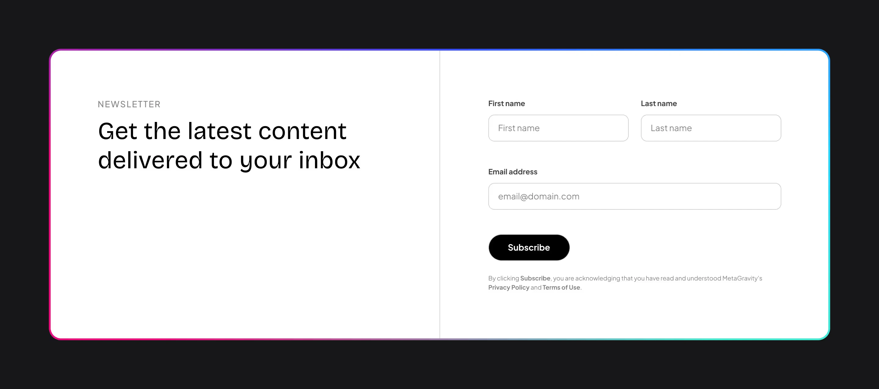 Supporting recurring content with a secondary conversion path.