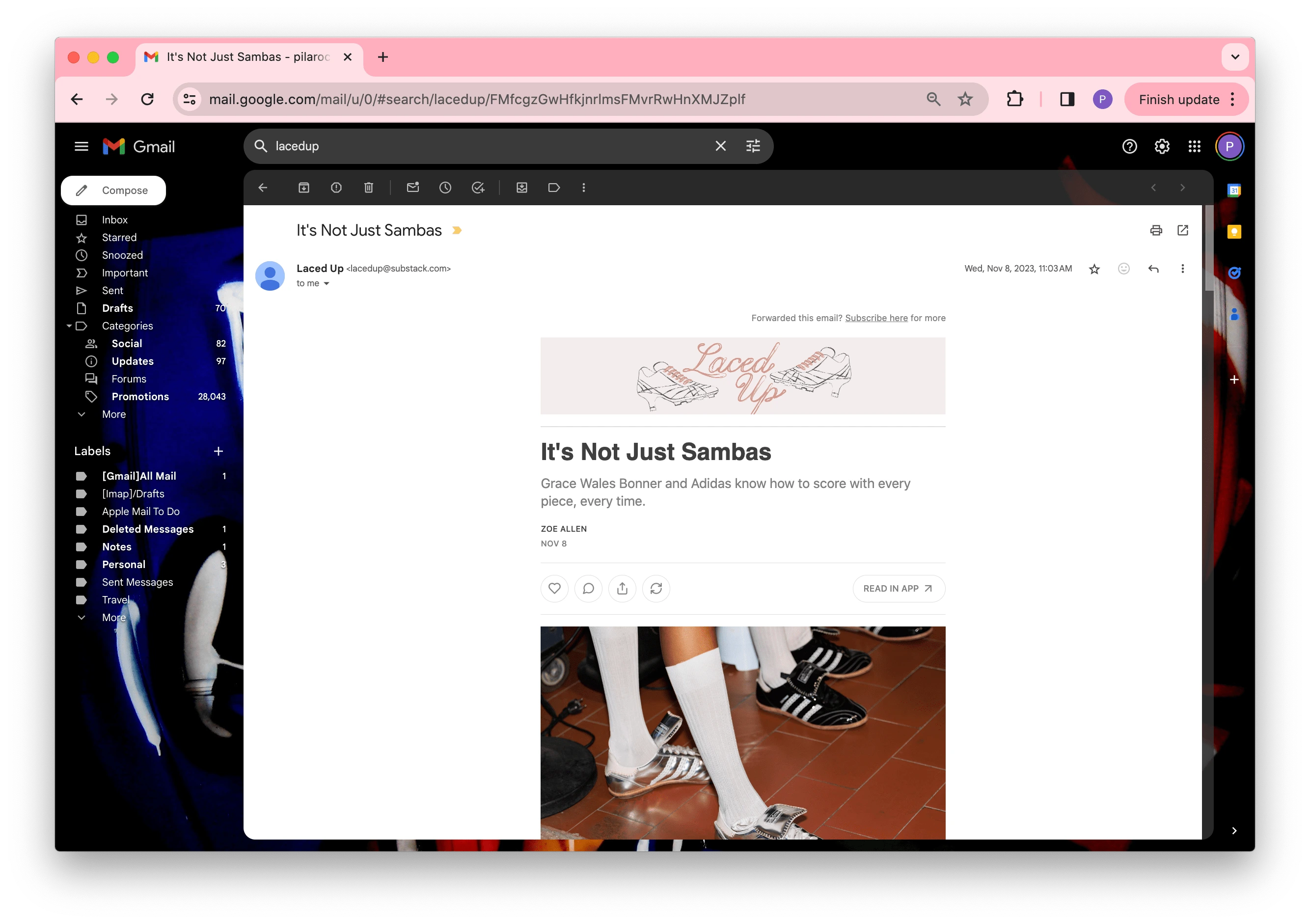 SUBSTACK NEWSLETTER WITH BANNER IN CONTEXT