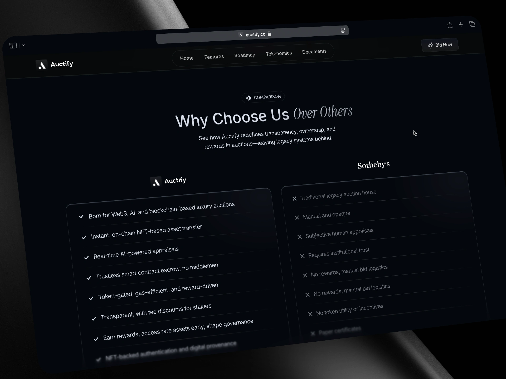 The Compare Section