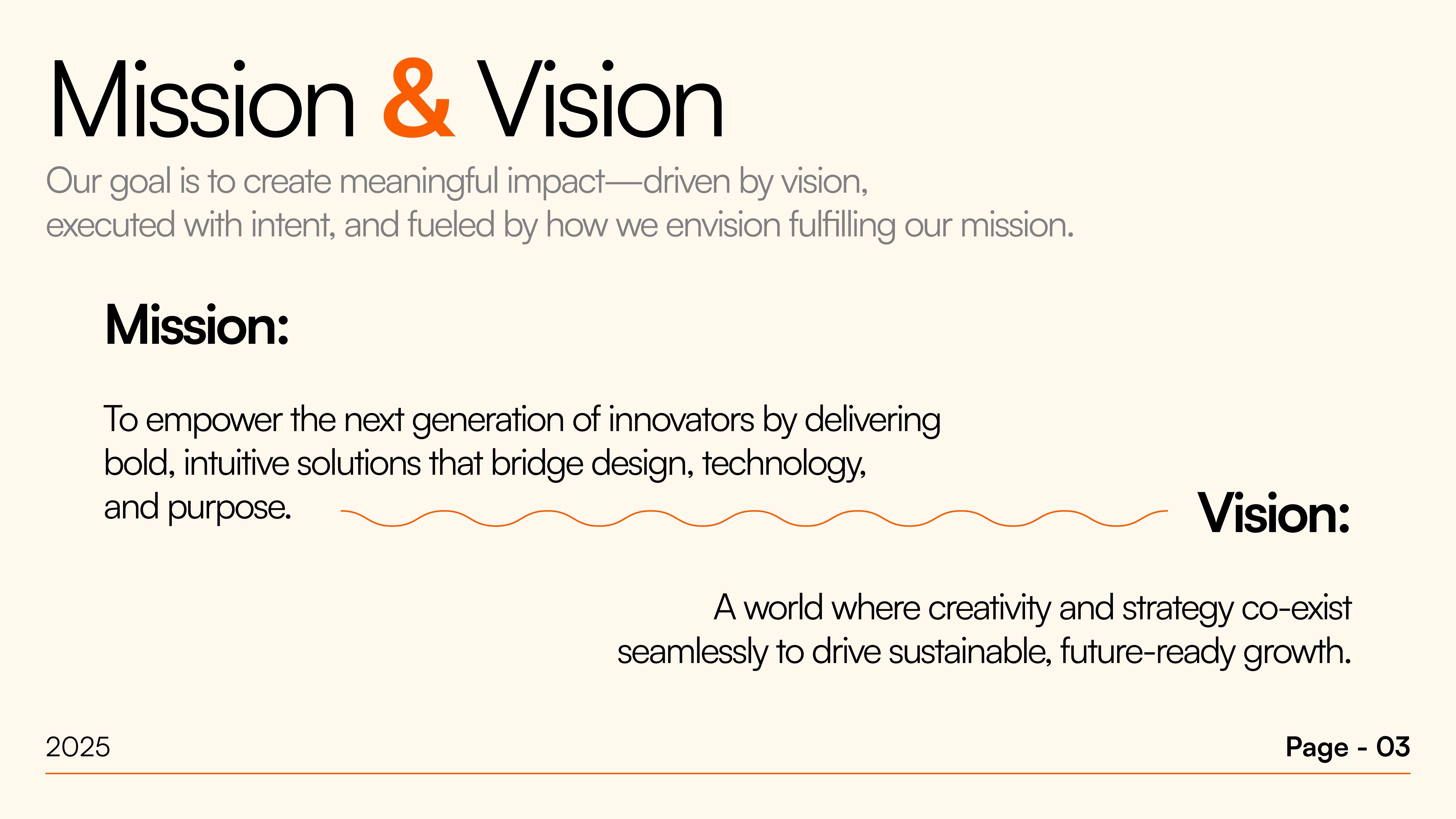 1.1 Mission & Vision