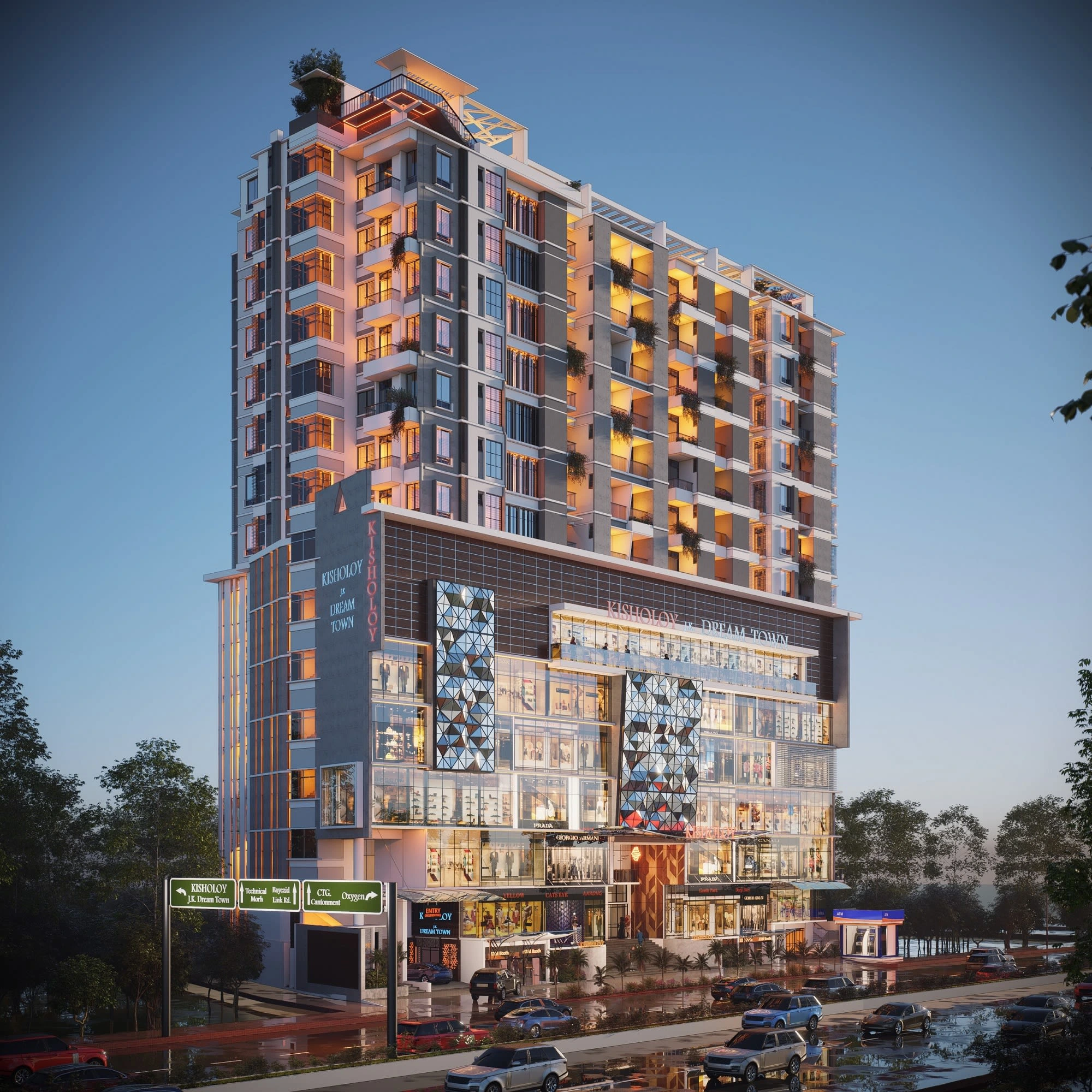 16 Storied Building Design