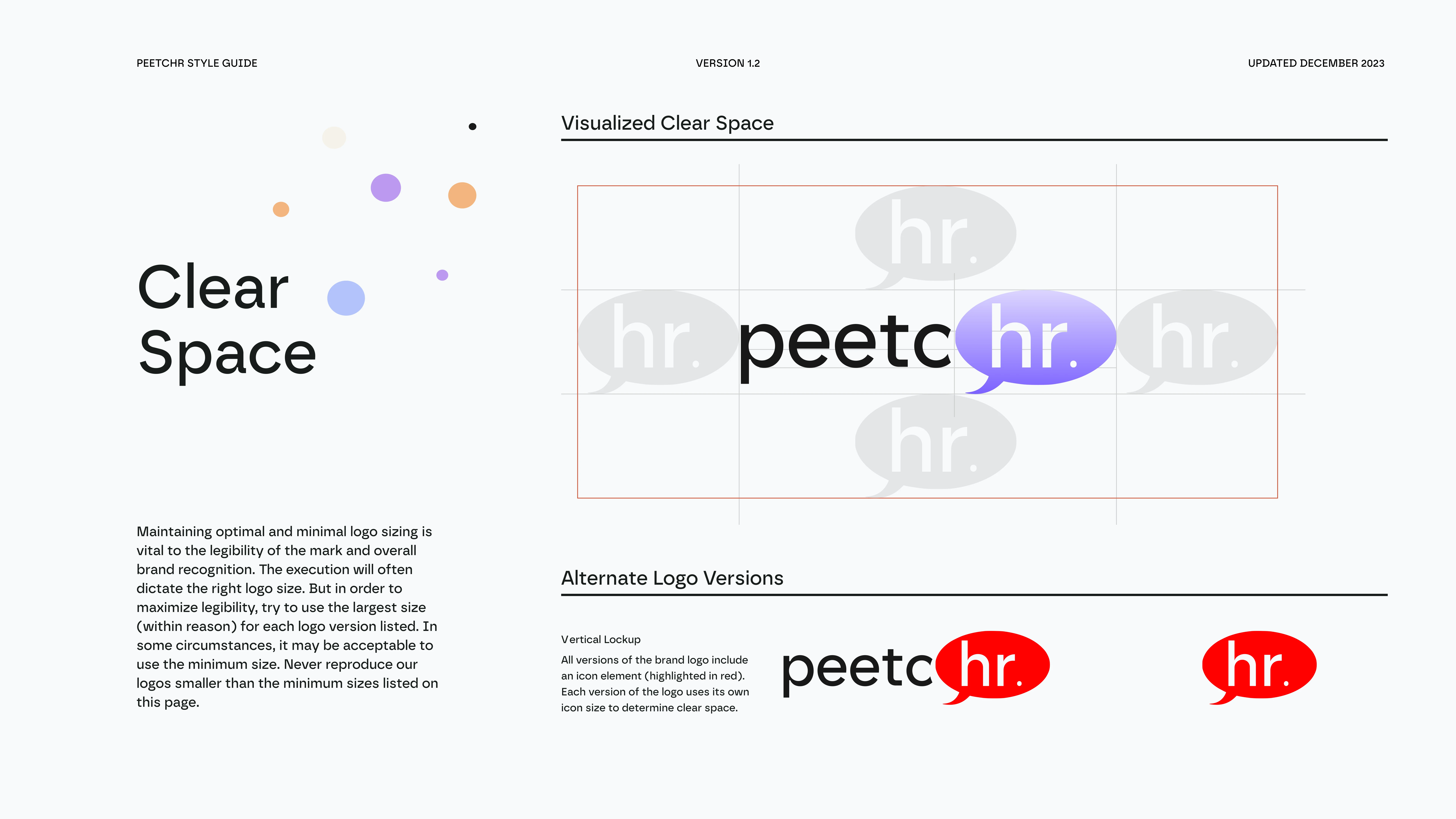 Sample from the Brand Deck for Peetchr.