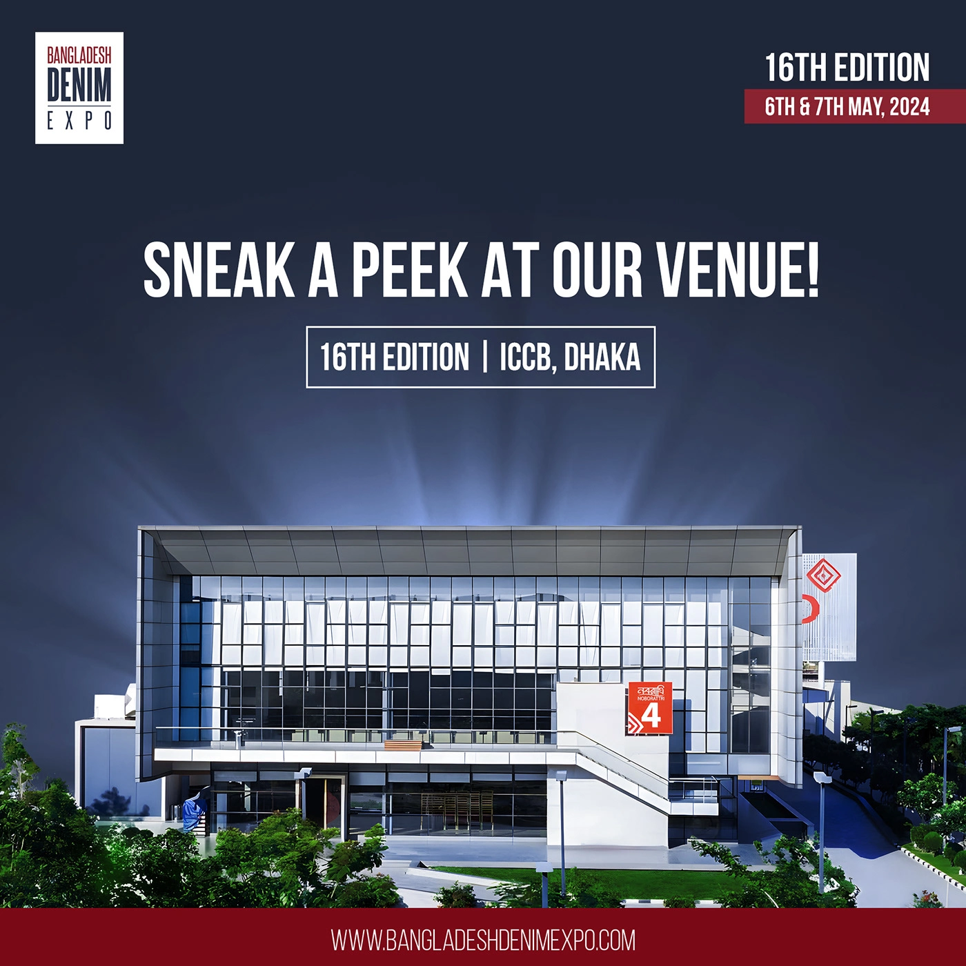 Bangladesh Denim Expo - 16th Edition - Venue Reveal Post