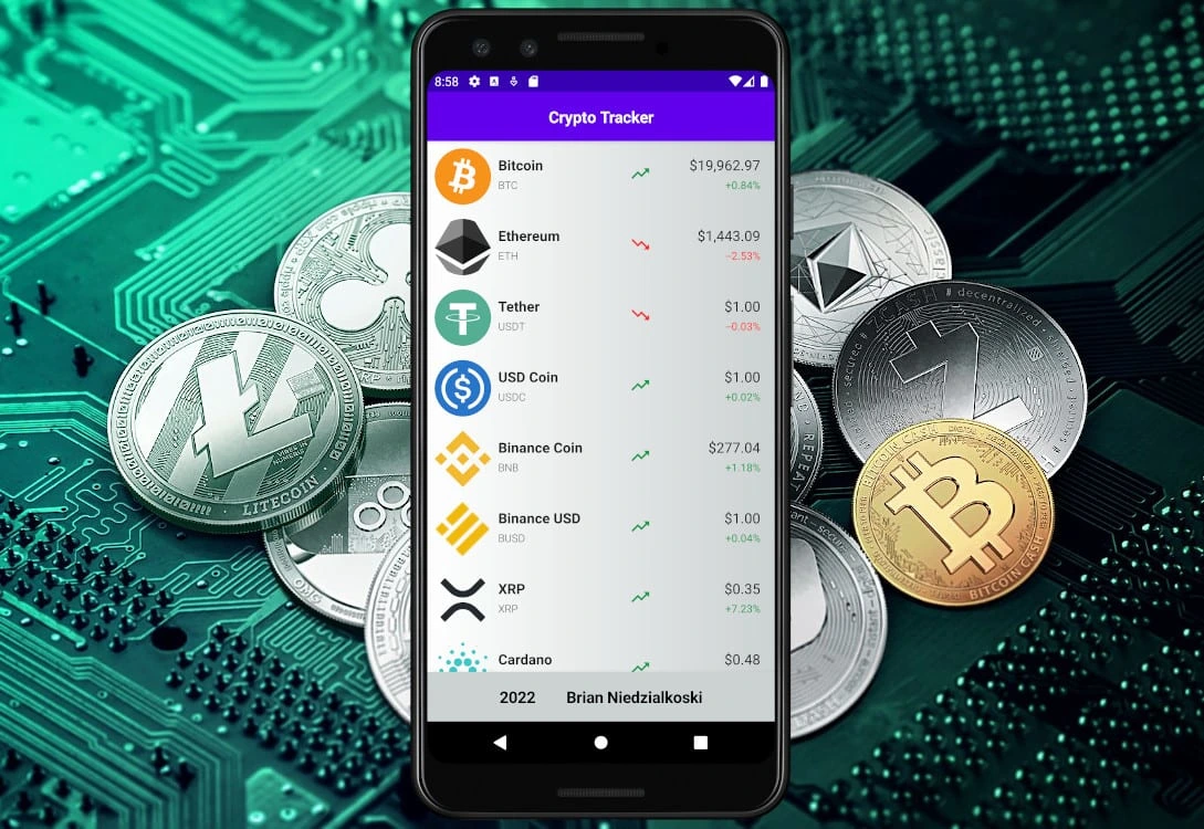 Crypto tracker using the Nomics crypto index API