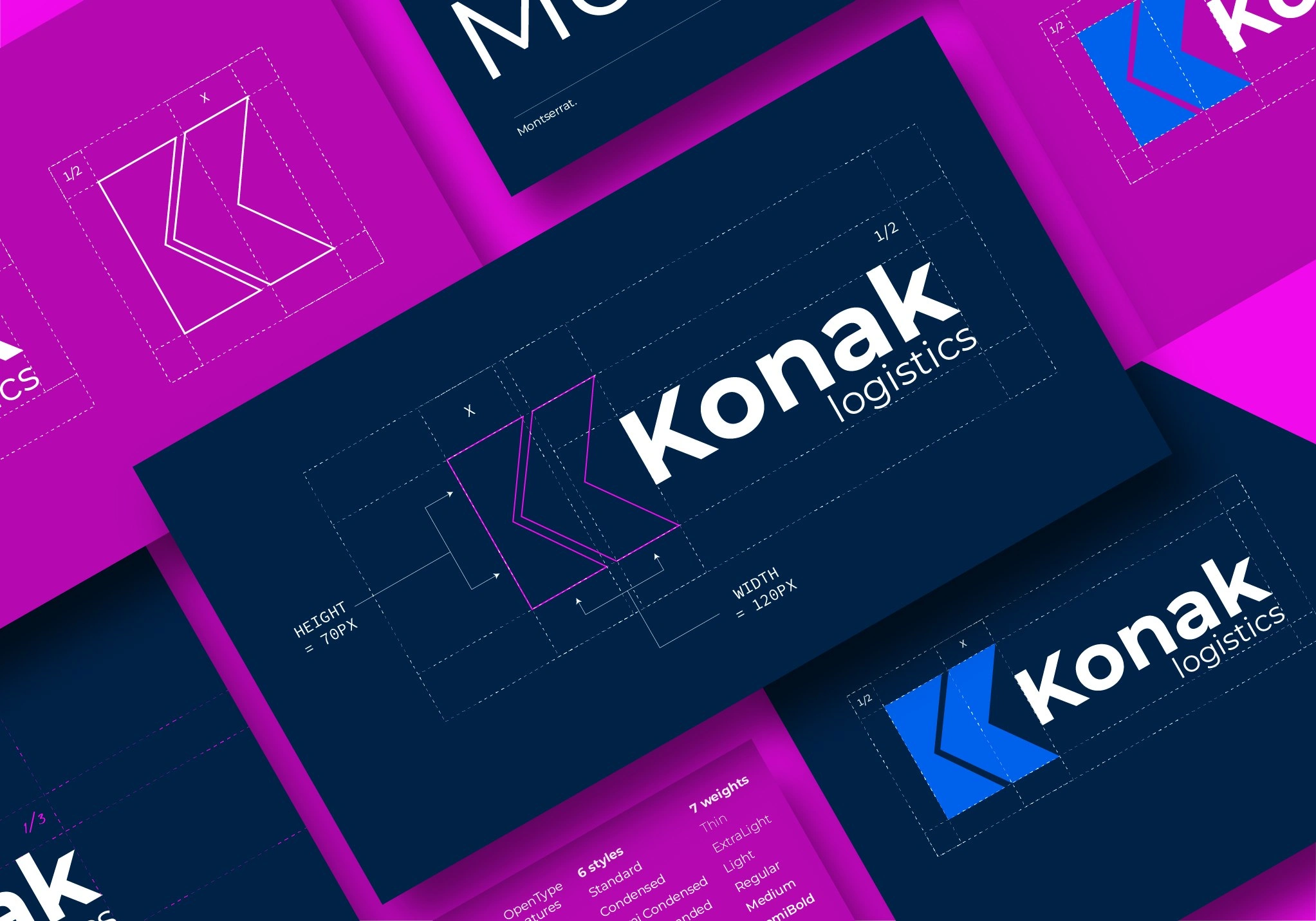 Grid. Clear-space & Typography breakdown