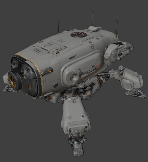 Reconnaissance Drone in Blender