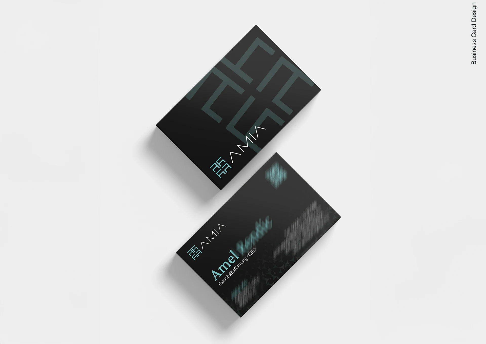 AMIA business card design