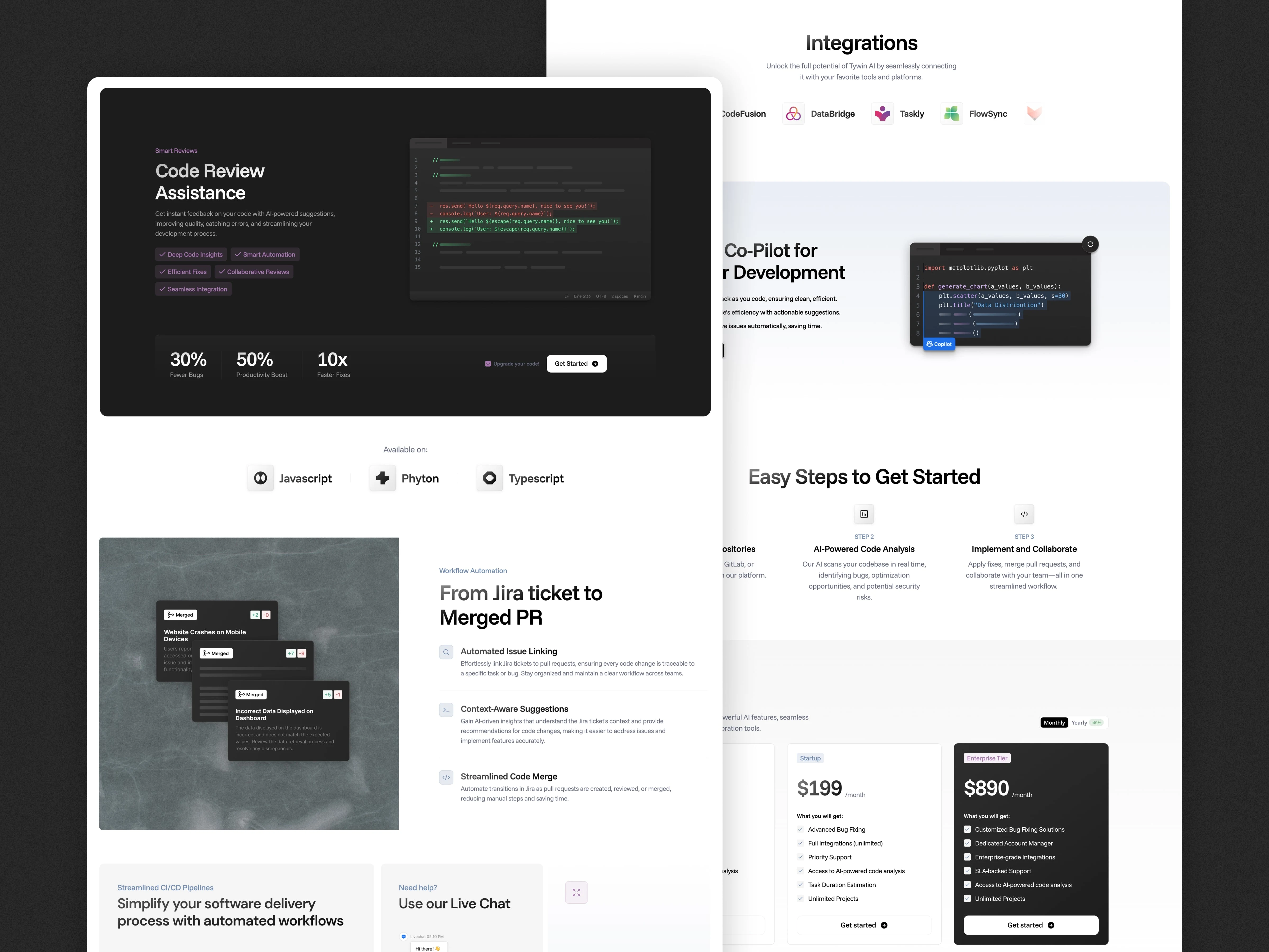 Homepage Design