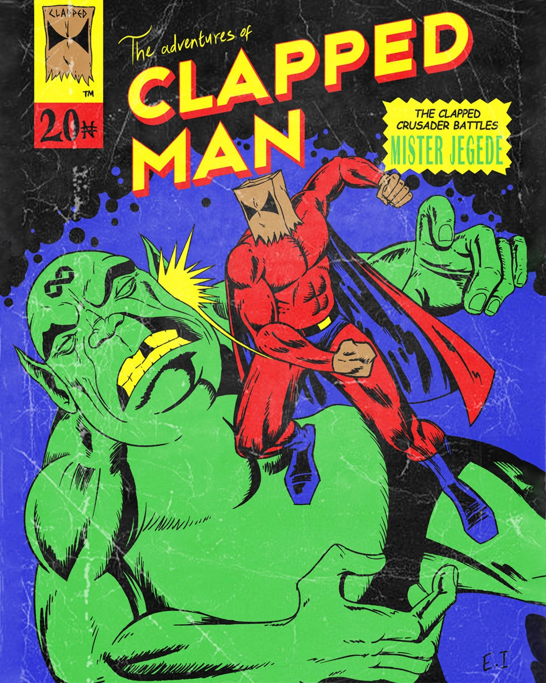 "The adventures of clapped man"