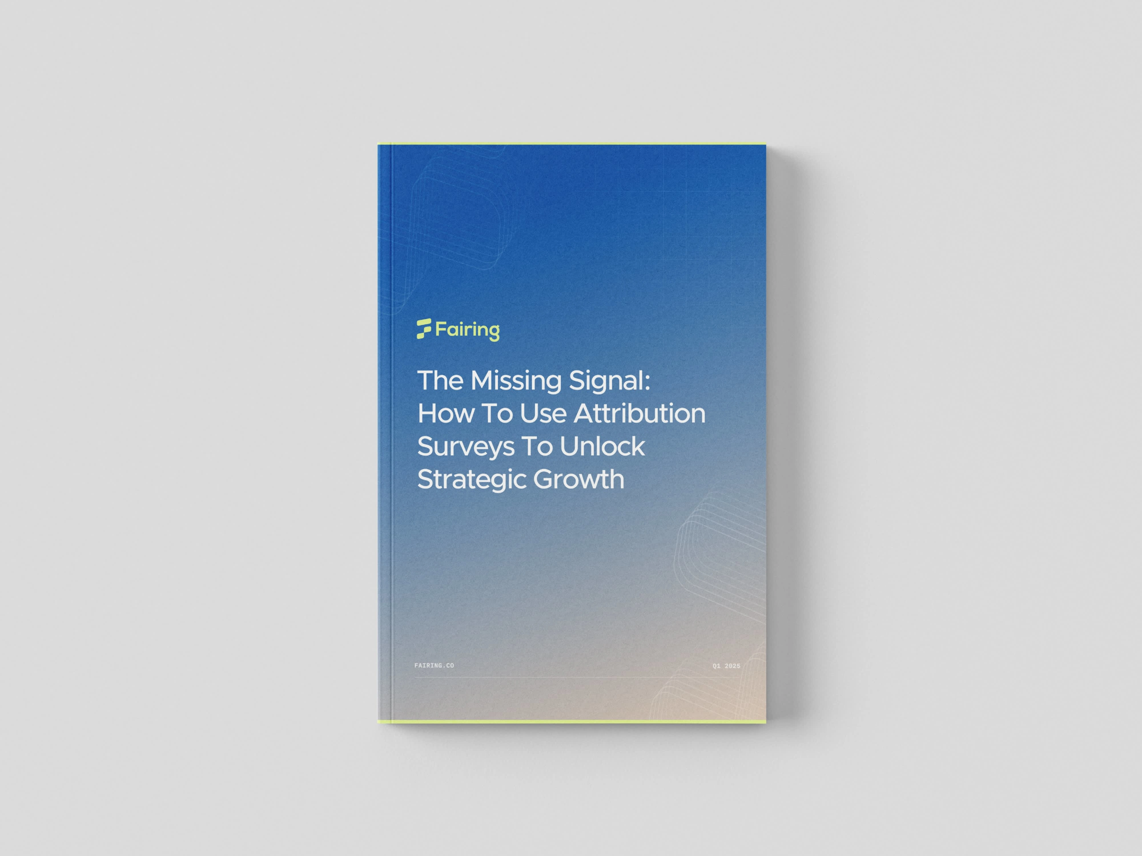 Cover Section - A Strategic Attribution White Paper