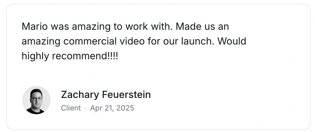 Client Testimonial