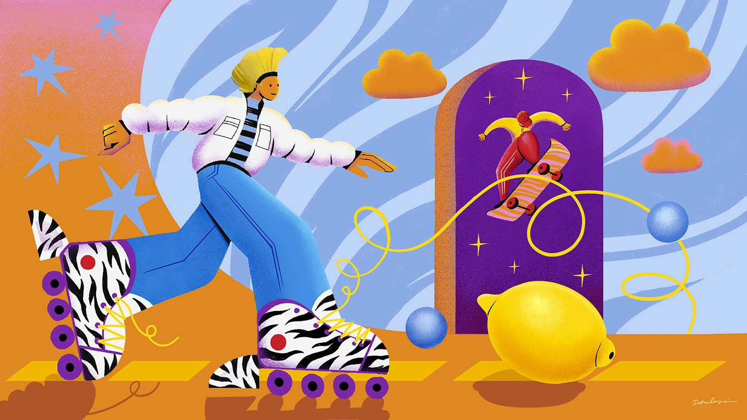 A bright-eyed character full of energy, representing users who love discovering new possibilities on the platform.
