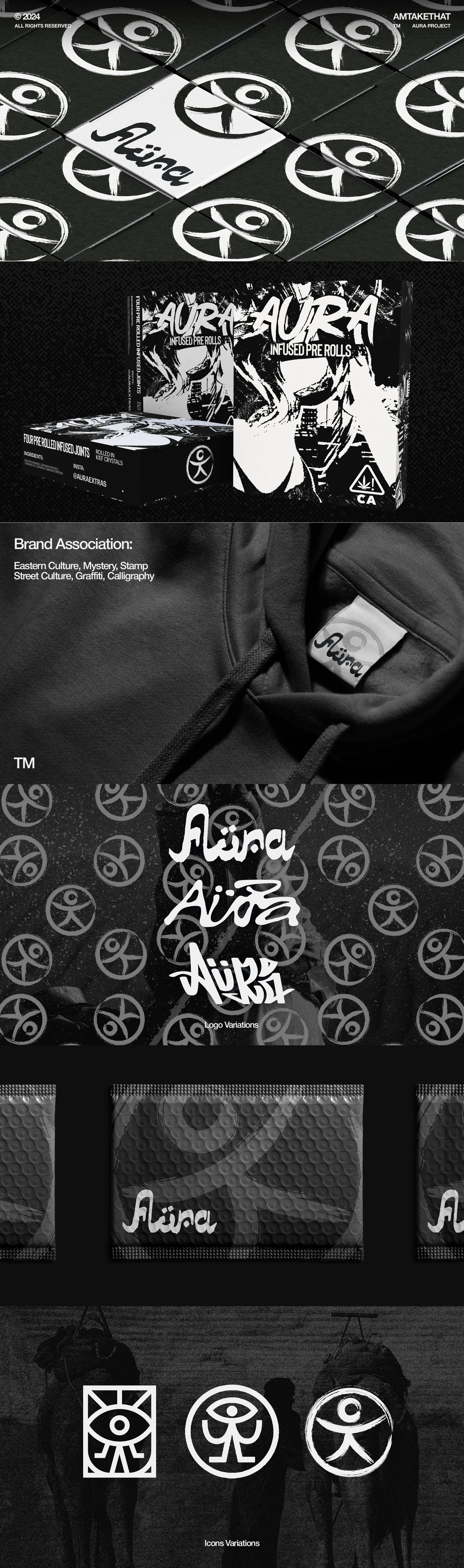 My request was to create a branding based on the mystical eastern culture with added style of graffiti