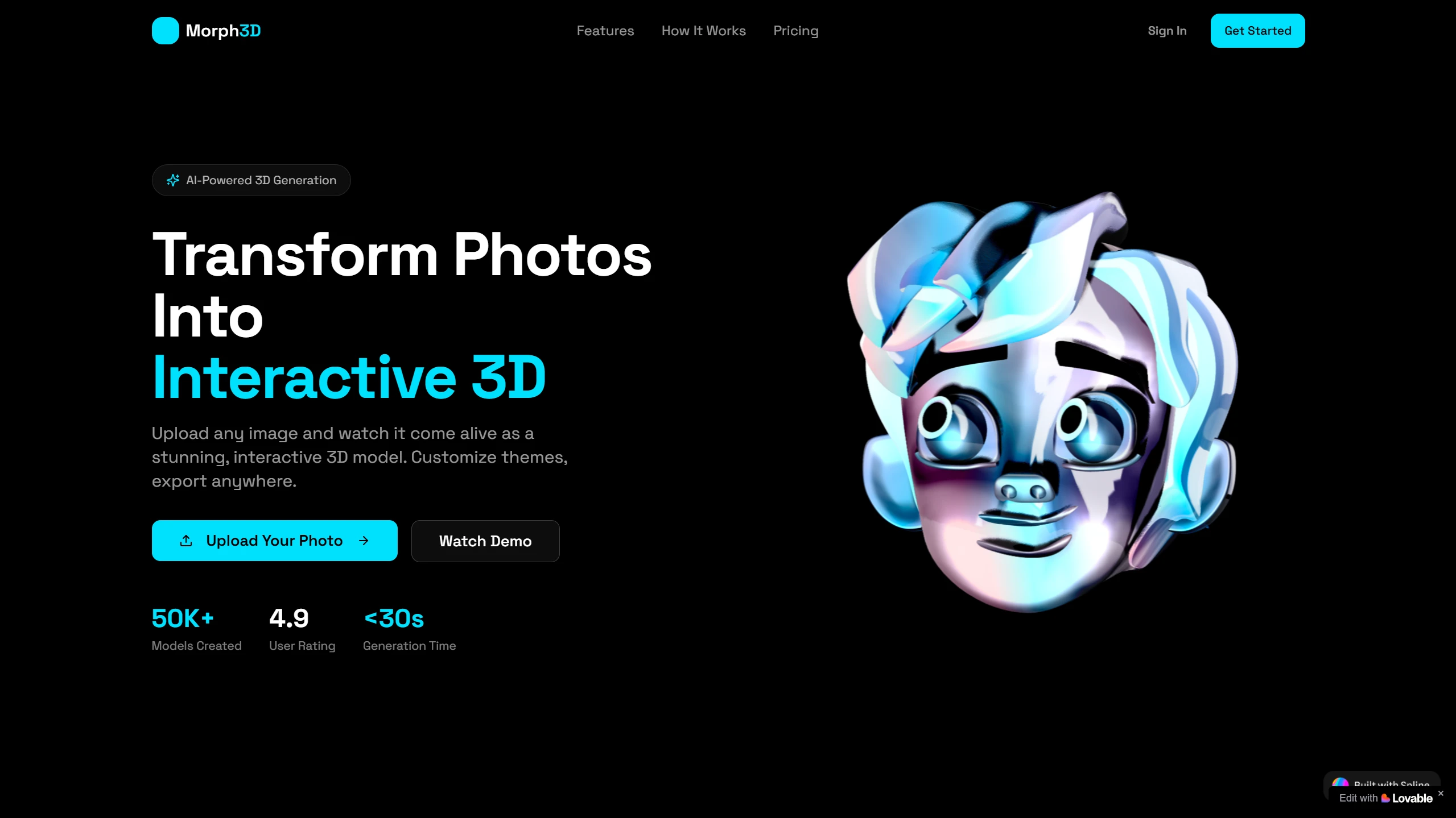 character following the mouse in the web