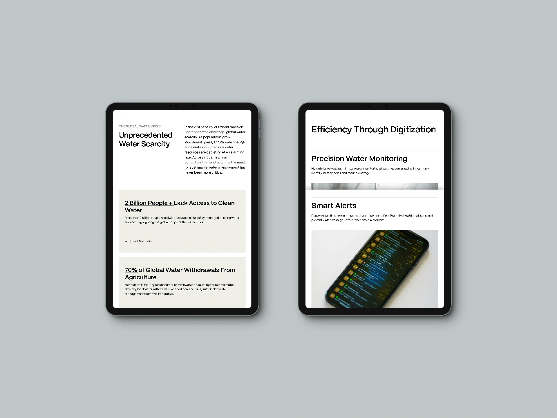 Tablet responsiveness
