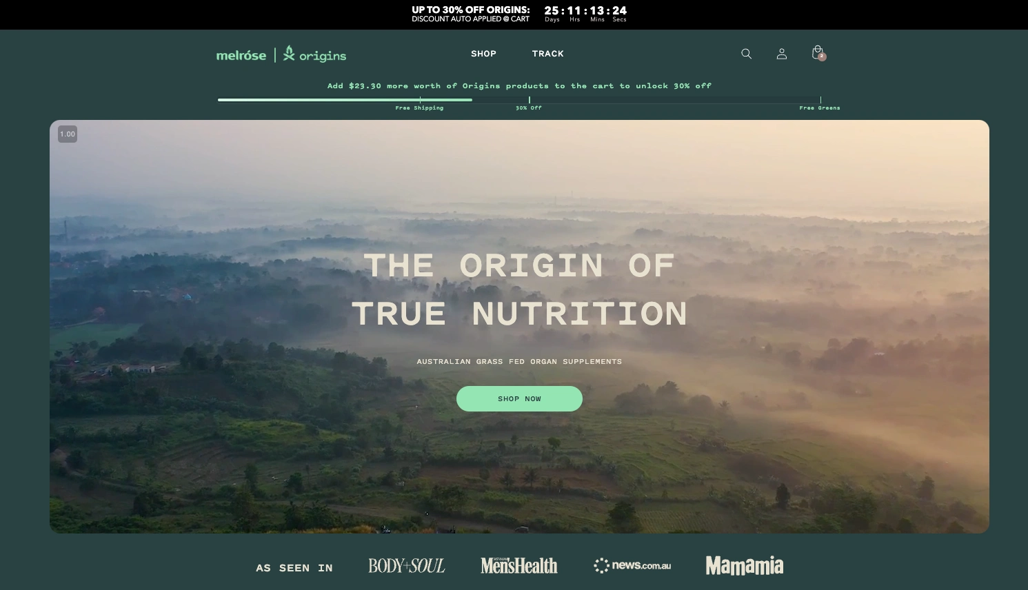 Sub-brand #1 - Origins