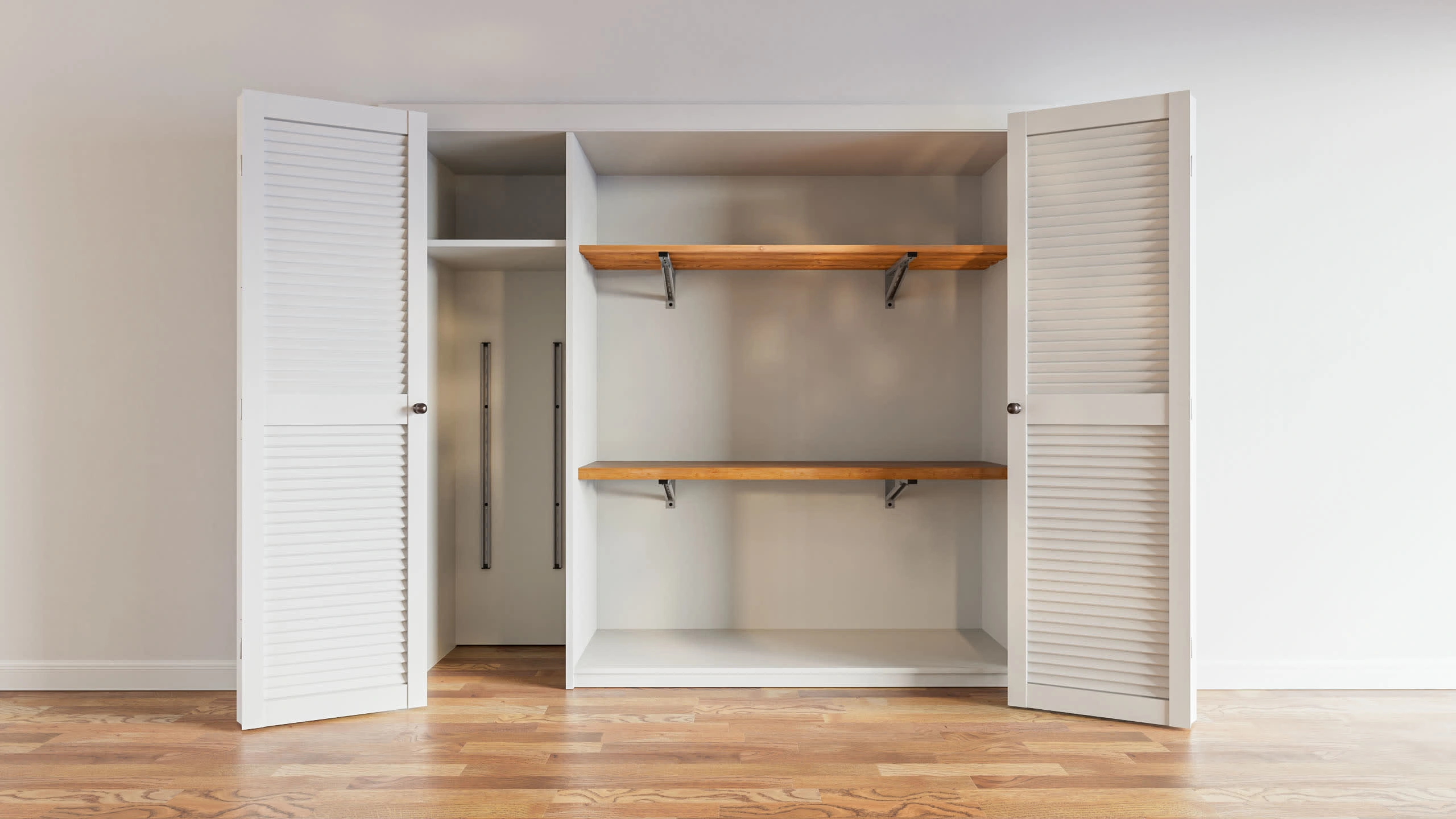 Laundry Closet Organized with Ezyracks - Full Shot A2