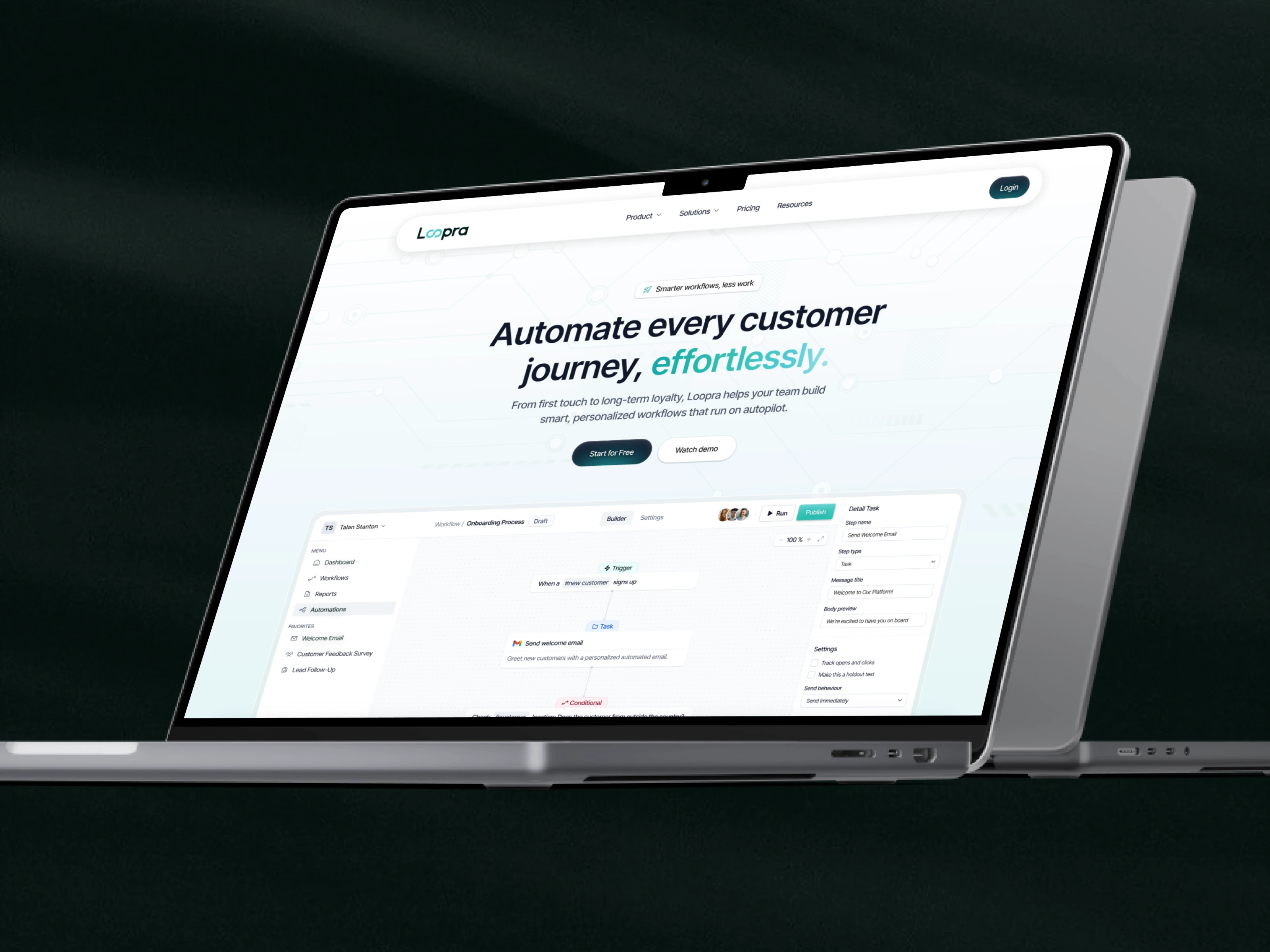 Preview in Laptop Mockup (Macbook Pro)