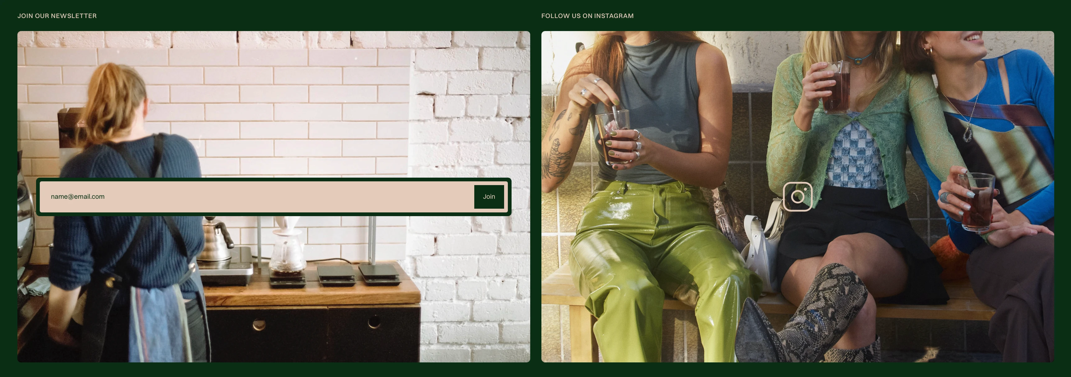 Footer design