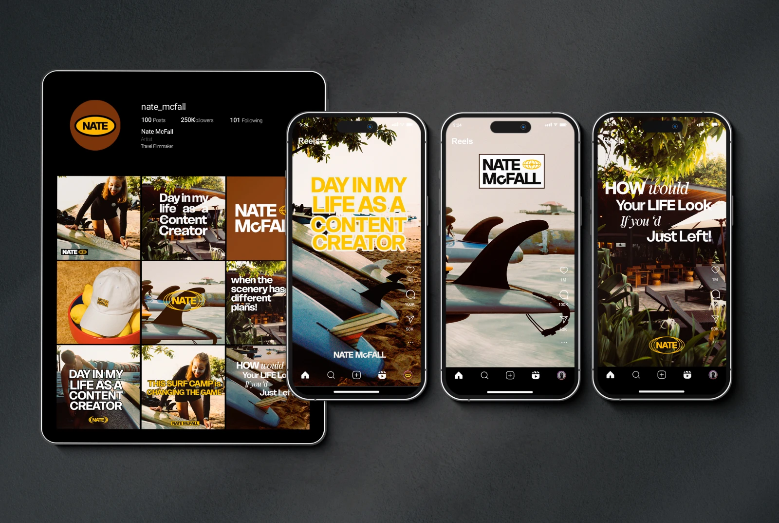 Brand Identity Design for a Modern Travel Creator