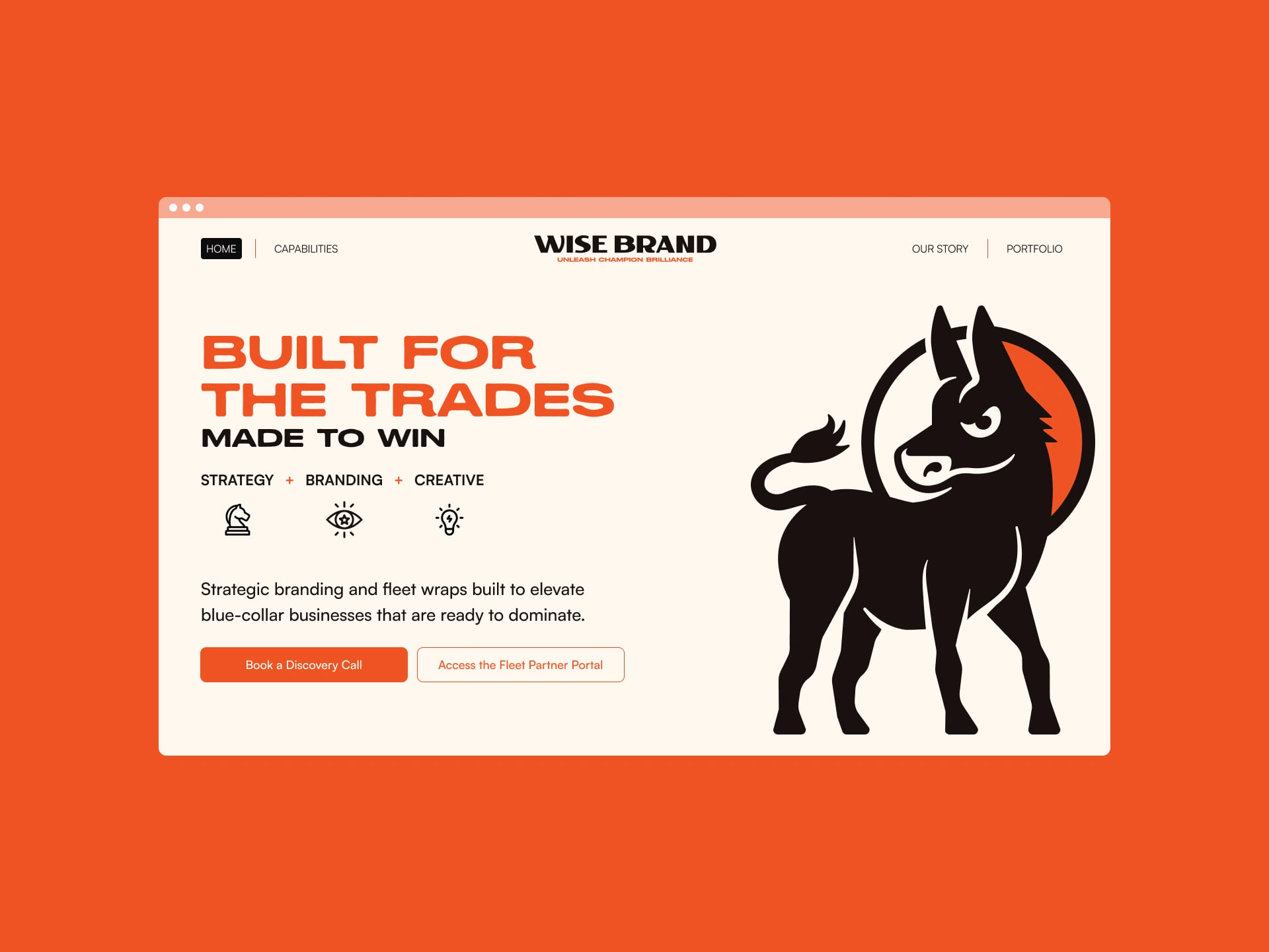 Wise Brand Homepage