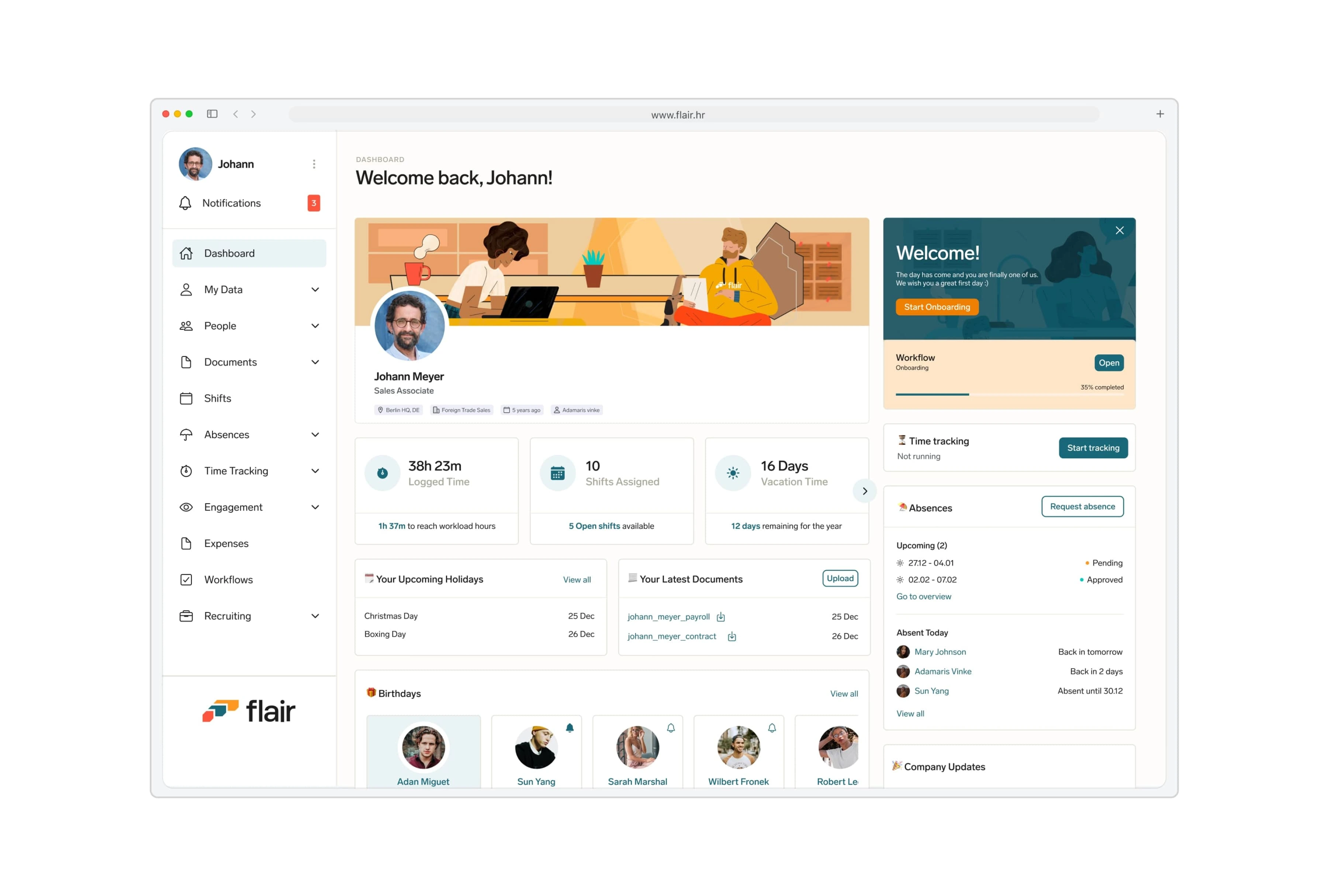 Home - Dashboard