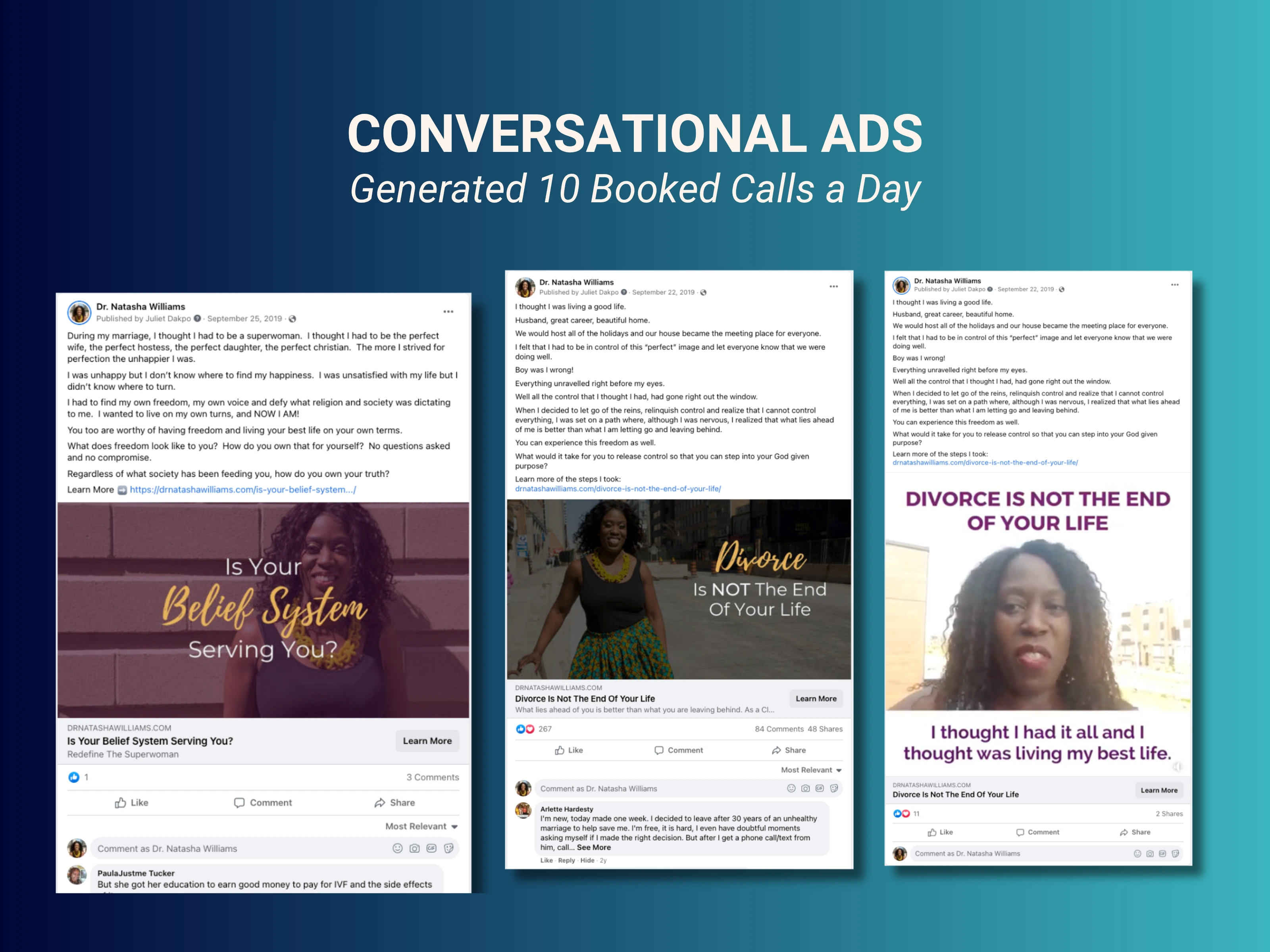Conversational Ads to get booked calls for the High Ticket Offer