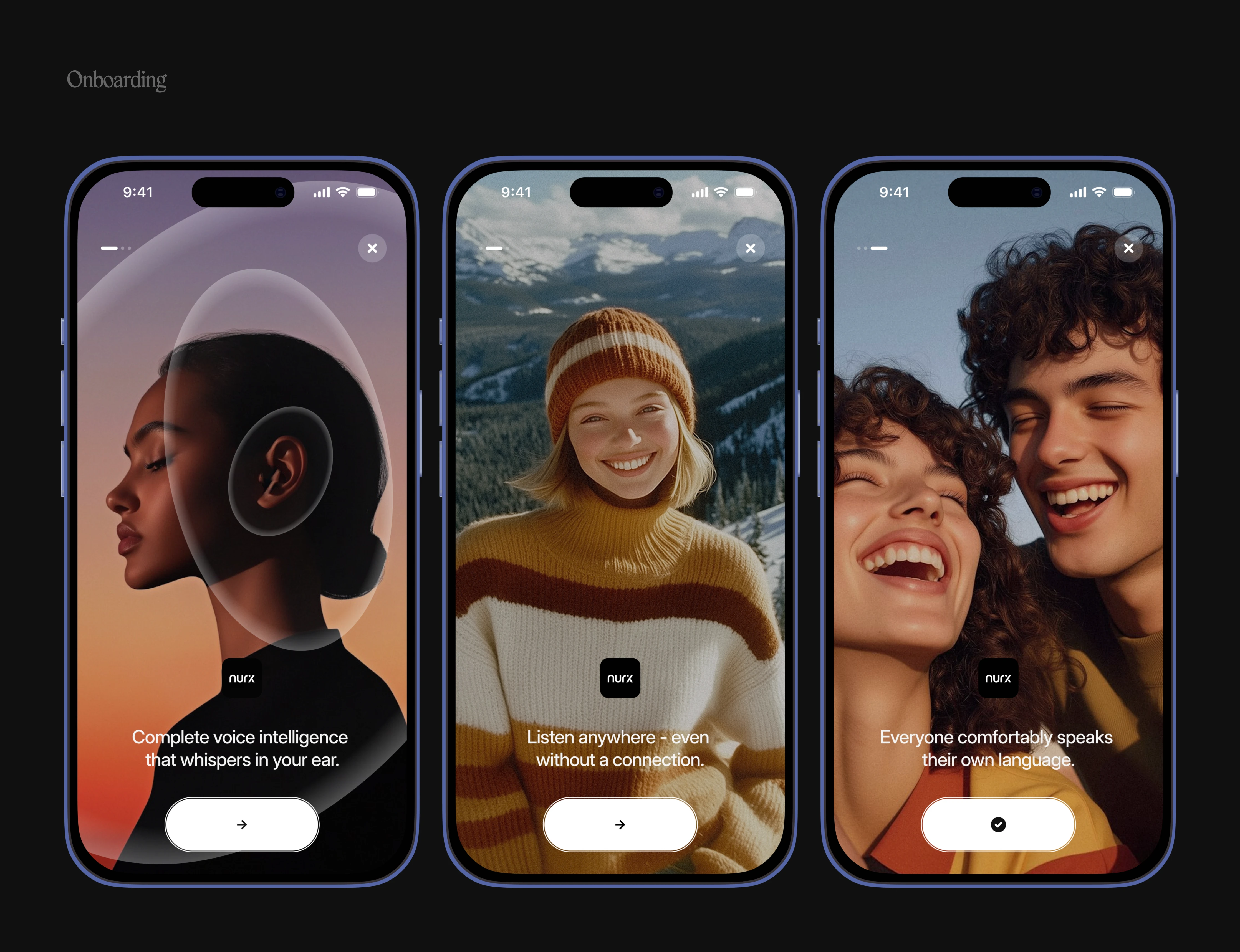 Onboarding Screens