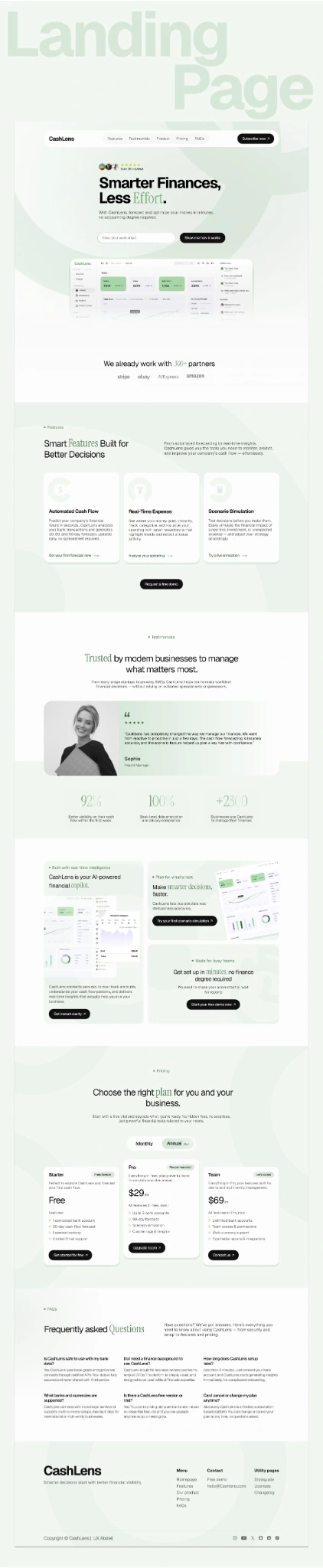 Landing Page