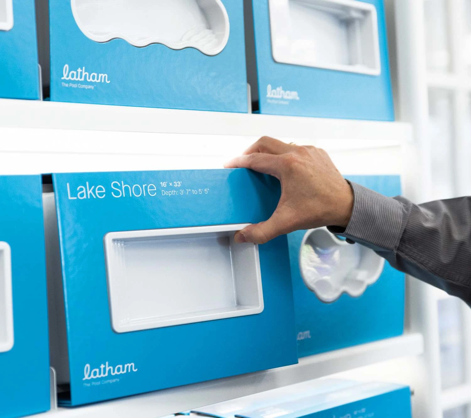 Innovative marketing assets, such as 3d printed pool models, served as effective sales tools for dealers.