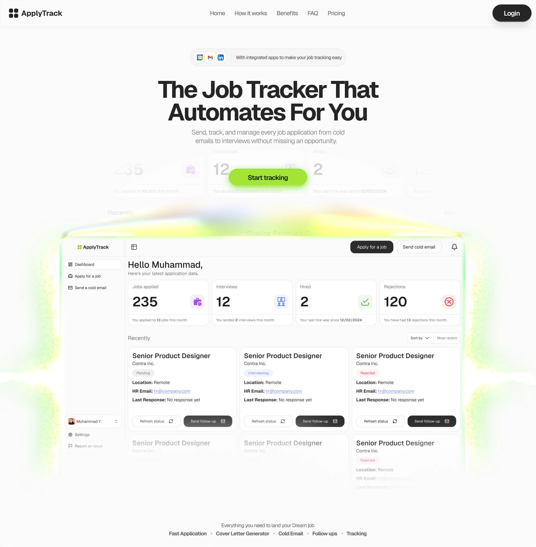 Hero Section (Light)