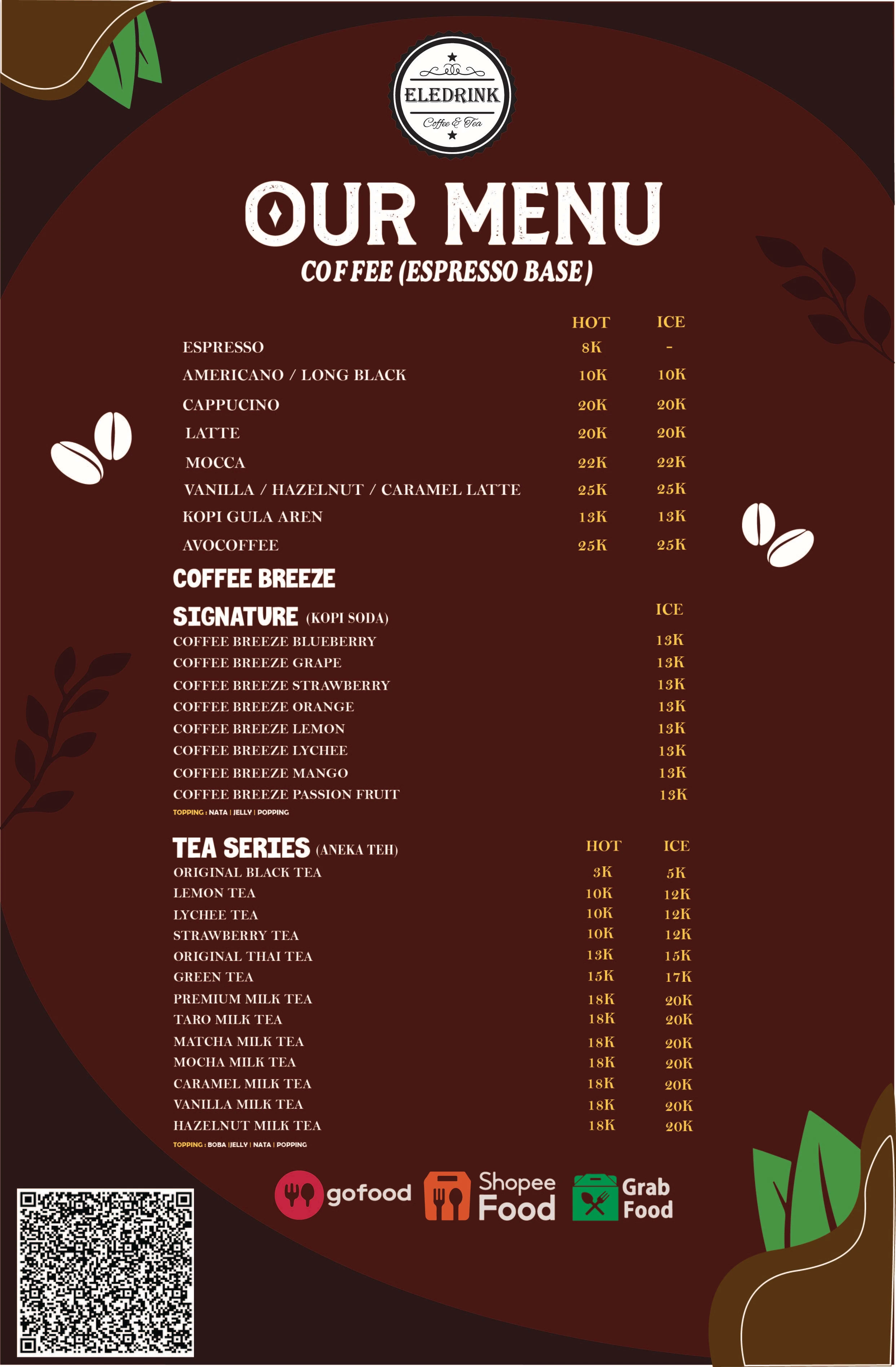 Beverage menu 2