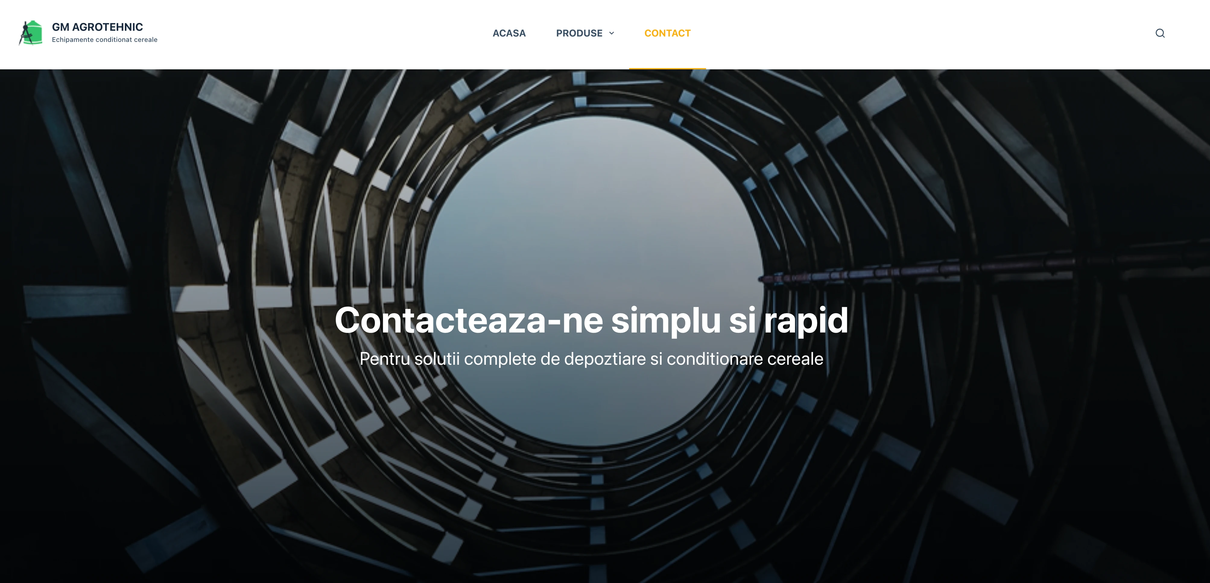 GM Agrotehnic website screenshot