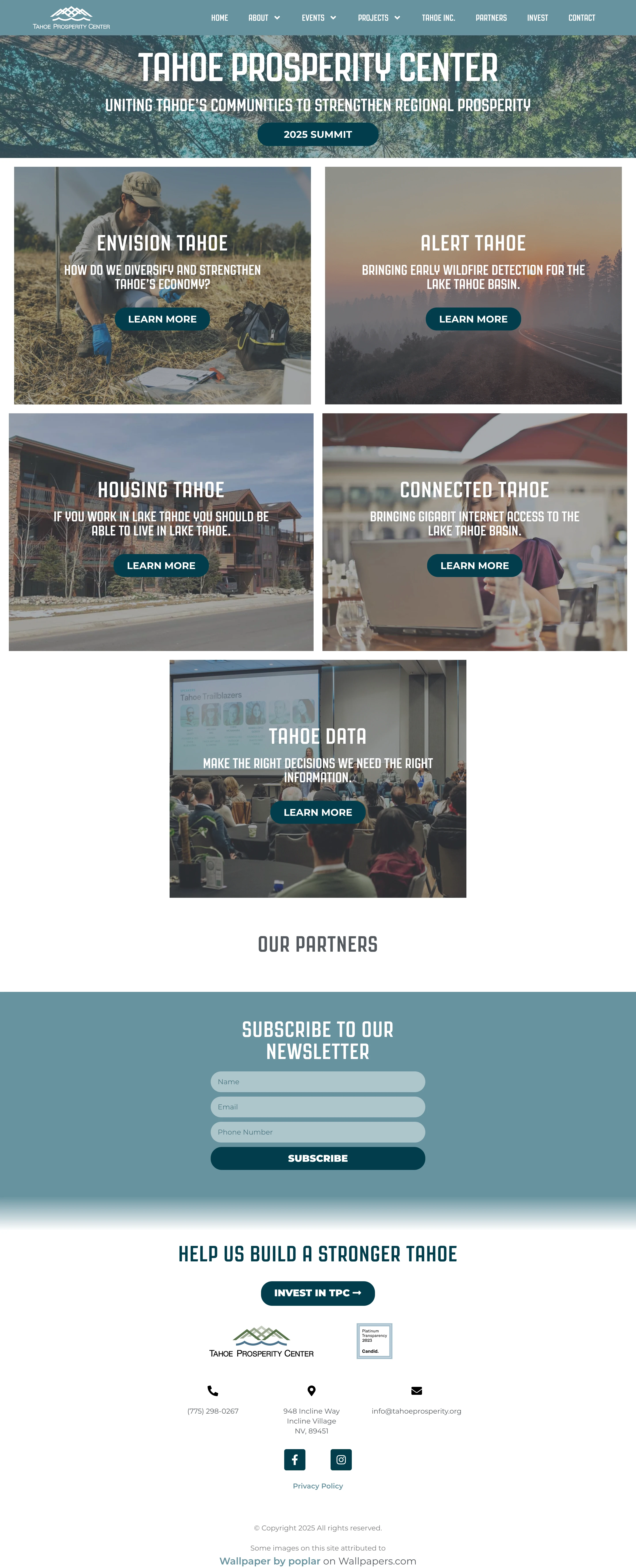 Full Homepage Design