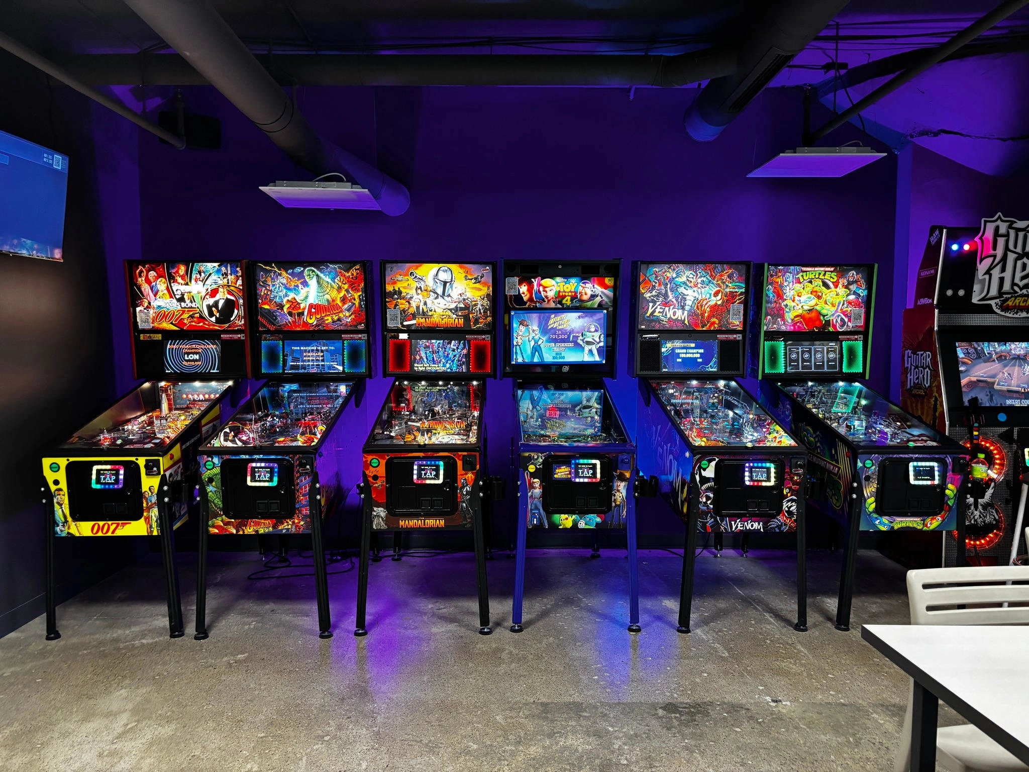 Pinball machines
Photographed arcade equipment to showcase new attractions and enhance venue visibility online.