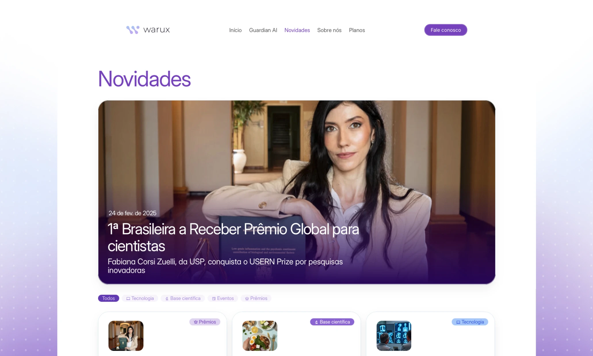 Fig 8.  News page blog